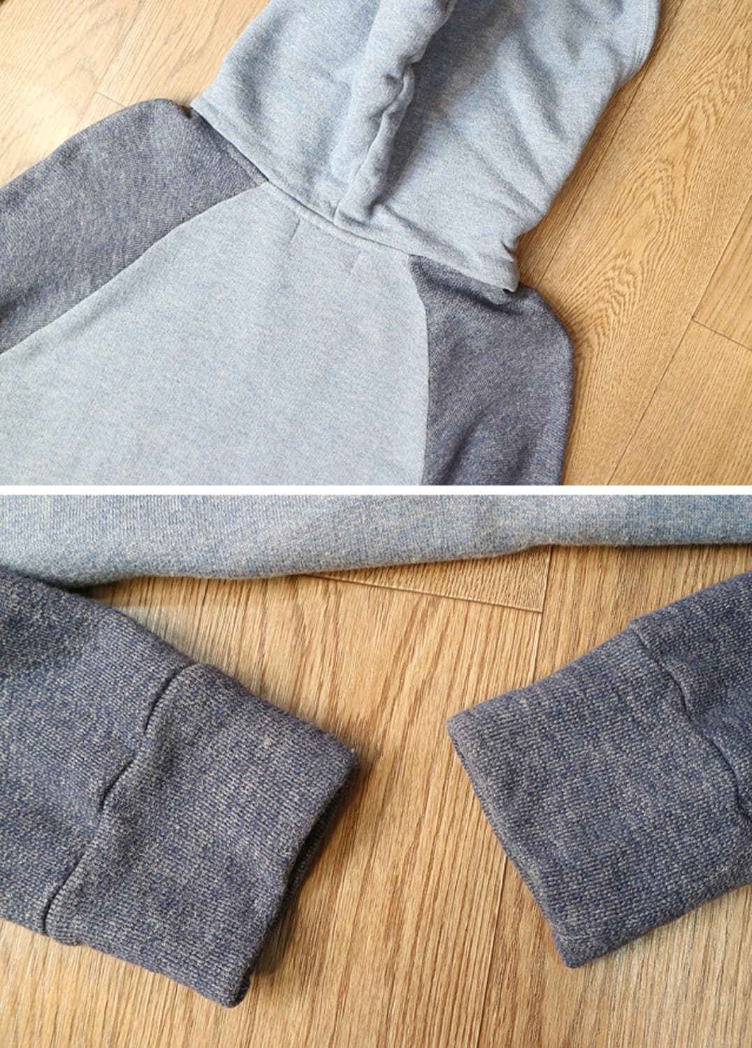 일본판 BURBERRY 버버리 블루라벨 코튼100% 후드 빅로고 원피스 상품이미지7