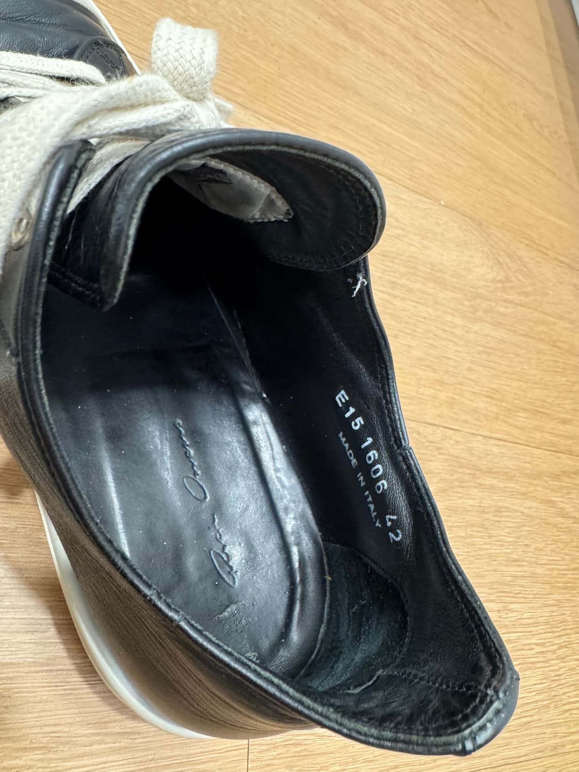 릭오웬스 LPO 레더 로우(42사이즈) 상품이미지5