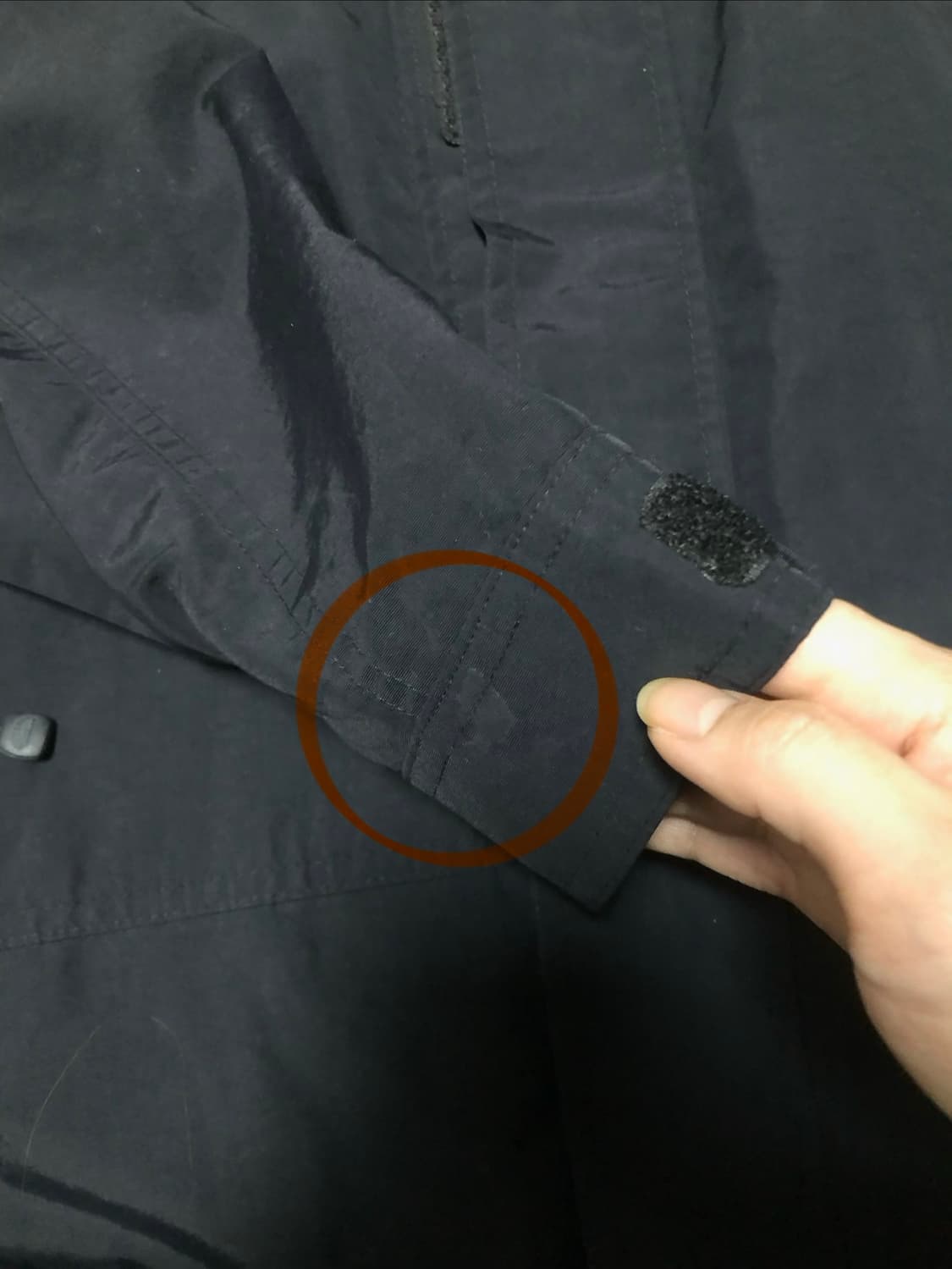 빈티지 노스페이스 블랙 후드바막 상품이미지2