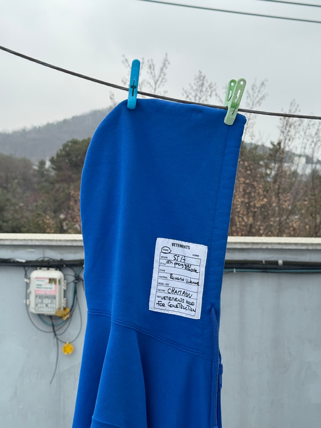 베트멍 챔피온 오픈숄더 후드집업 상품이미지3