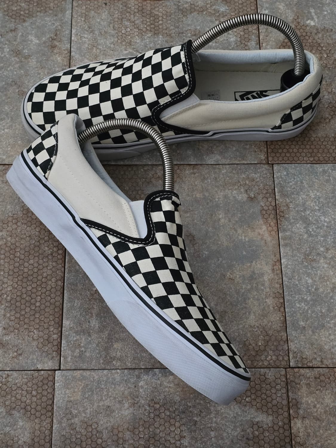 (280)반스 체커보드 슬립온 상품이미지4