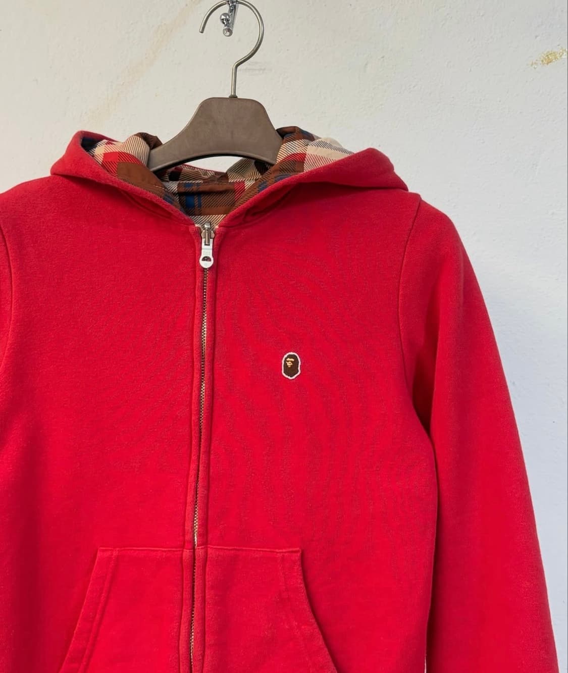 베이프 딱붙핏 양면 리버서블 후드 집업 상품이미지7