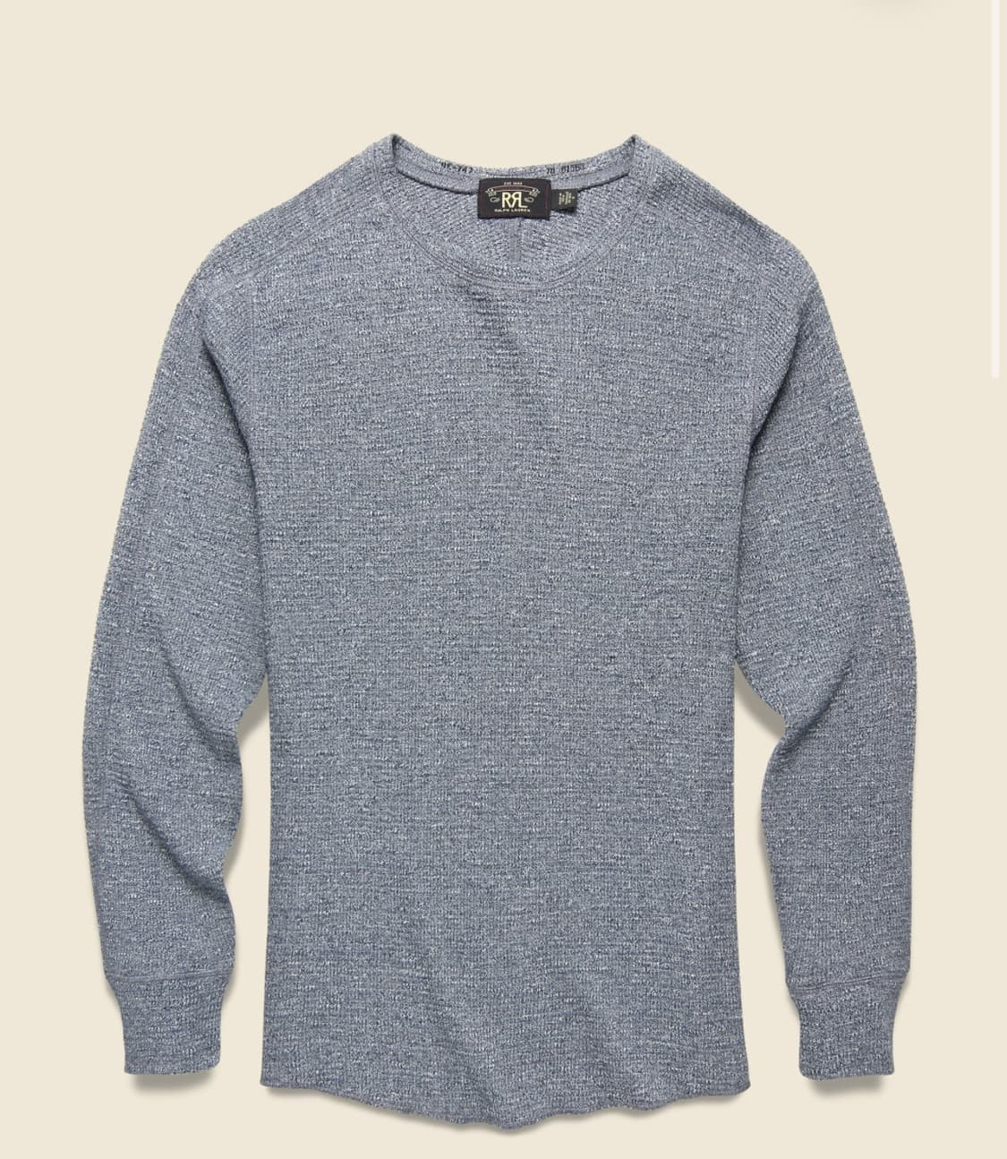 RRL 더블알엘 와플 크루넥 셔츠 니트 M 상품이미지1