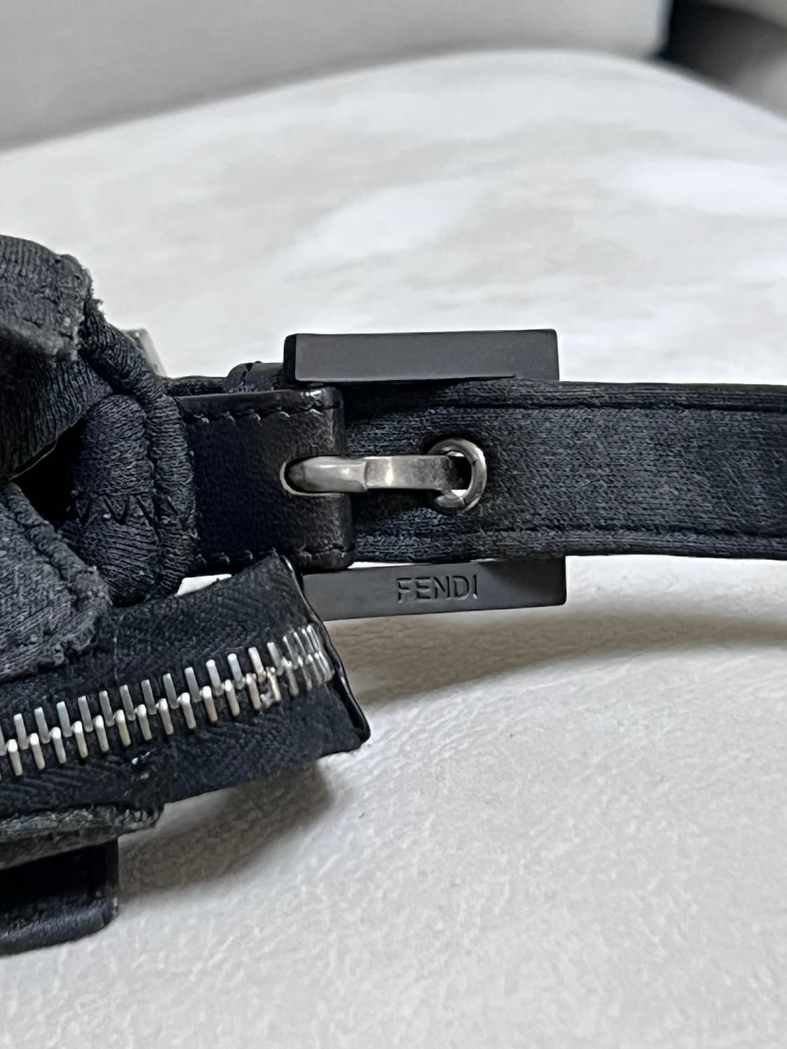 Fendi Gray Wool Mamma Baguette Shoulder 상품이미지6