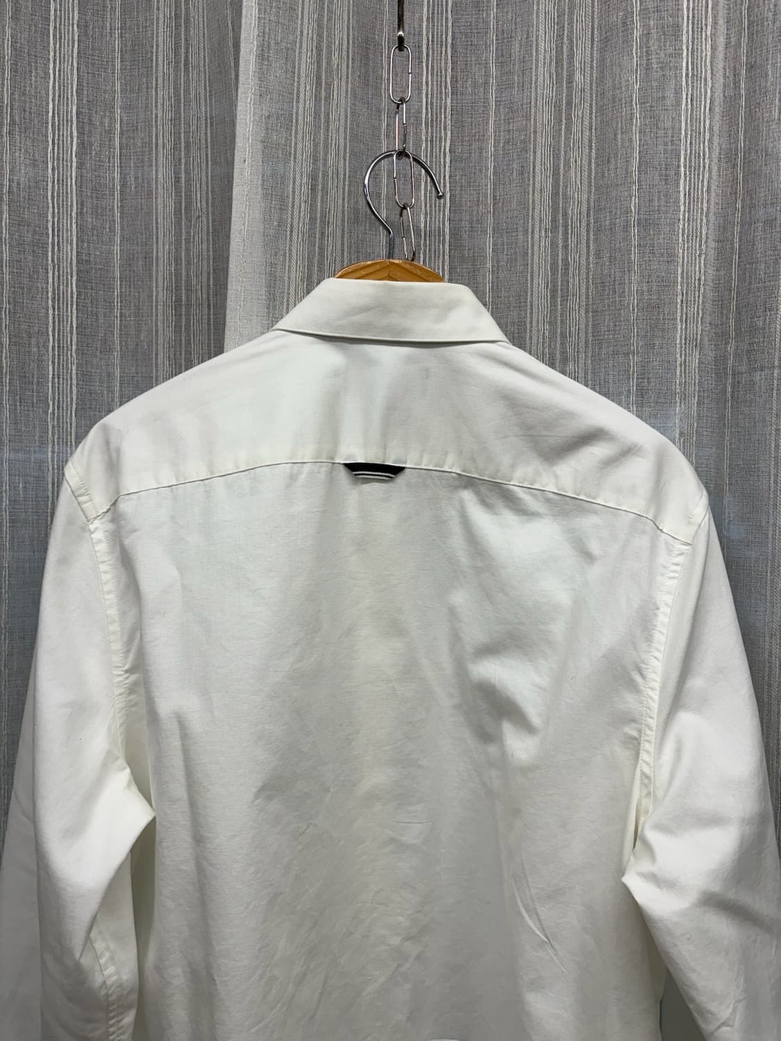 Fred Perry 프레드페리 로렐 자수 화이트 셔츠 상품이미지6