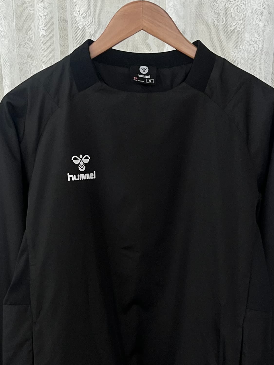 S) 험멜 바람막이 맨투맨 블랙 상품이미지3