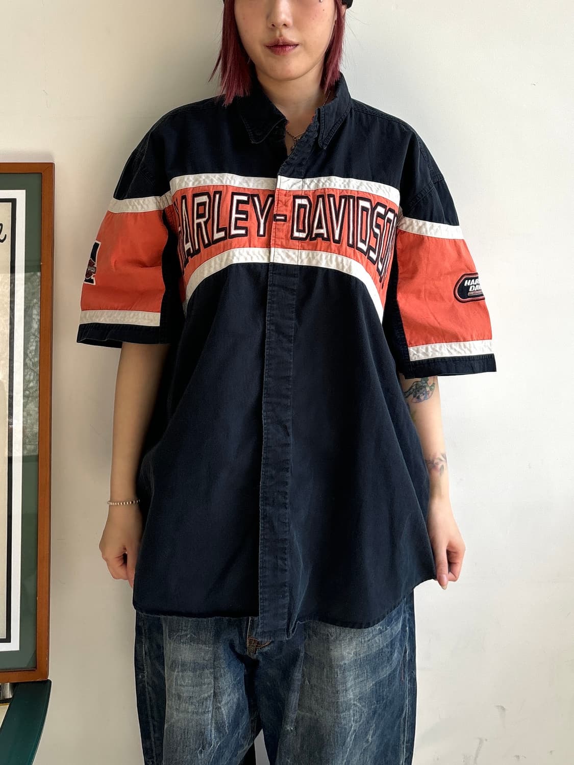 90’s Harley-Davidson 반팔 티셔츠 상품이미지2