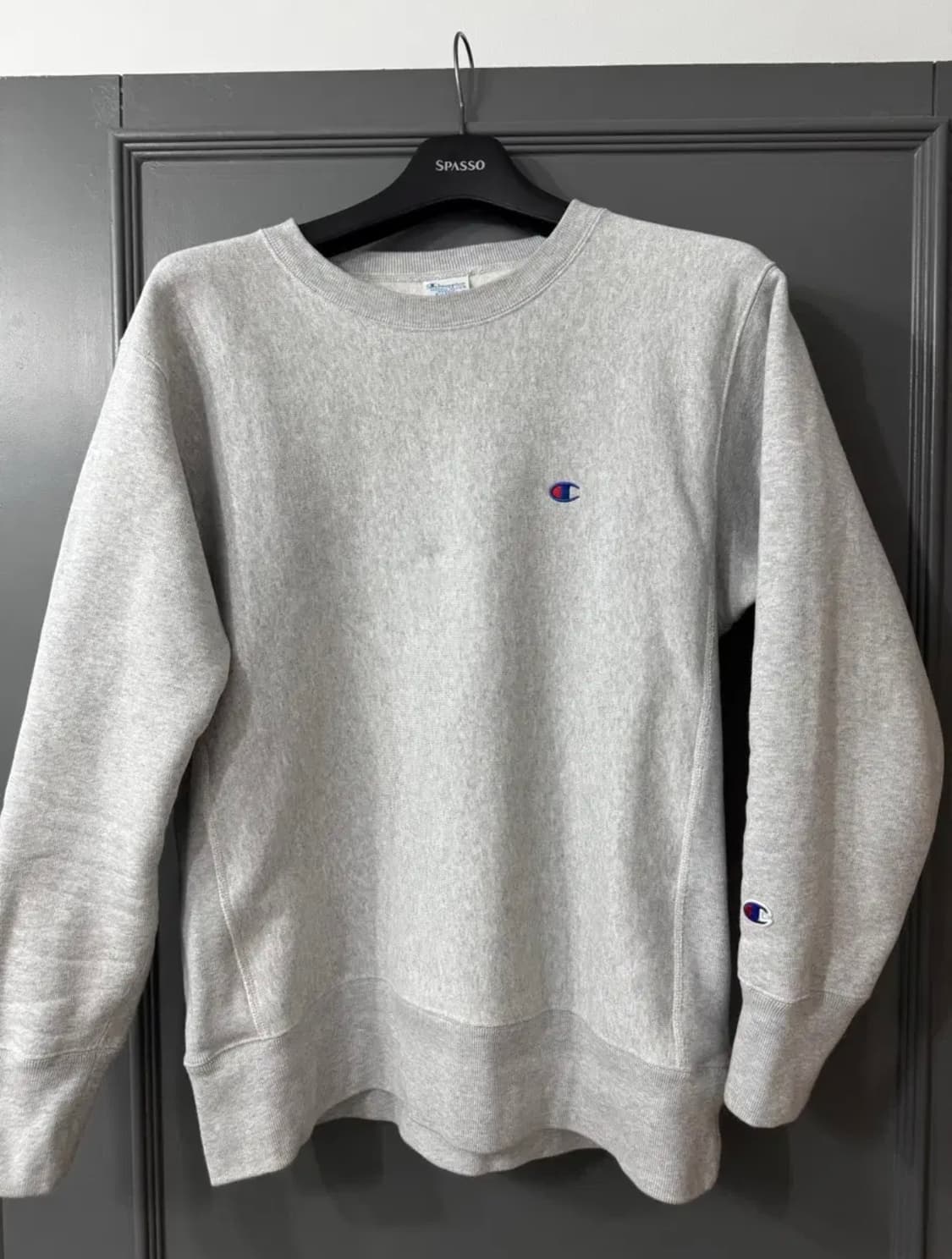 챔피온 리버스위브 블루택 루즈핏 스웨트셔츠/XL 상품이미지1