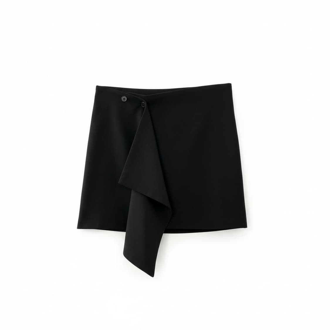 Le 르 wool button layered wrap skirt 상품이미지1