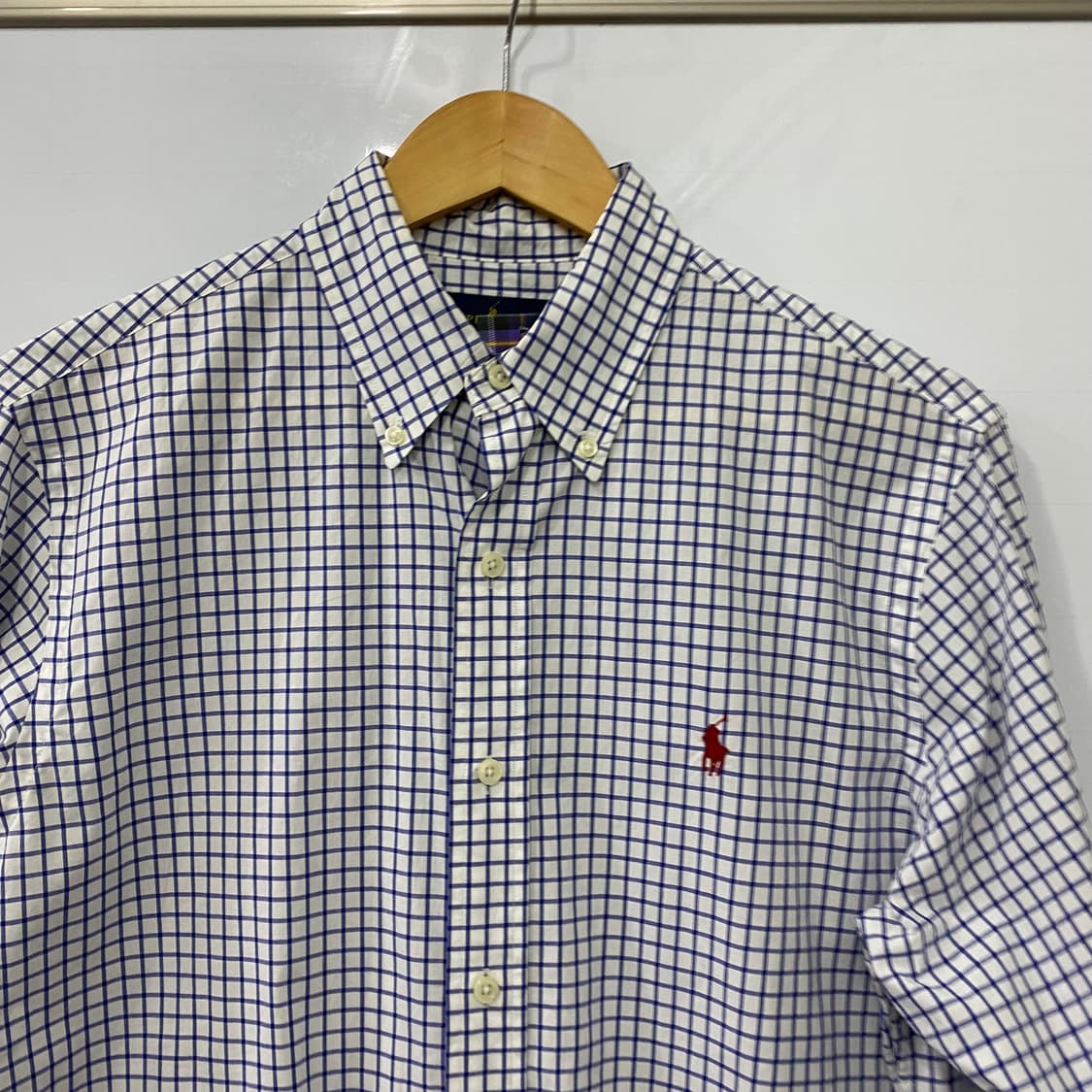 폴로랄프로렌 체크 긴팔셔츠(M) 상품이미지3