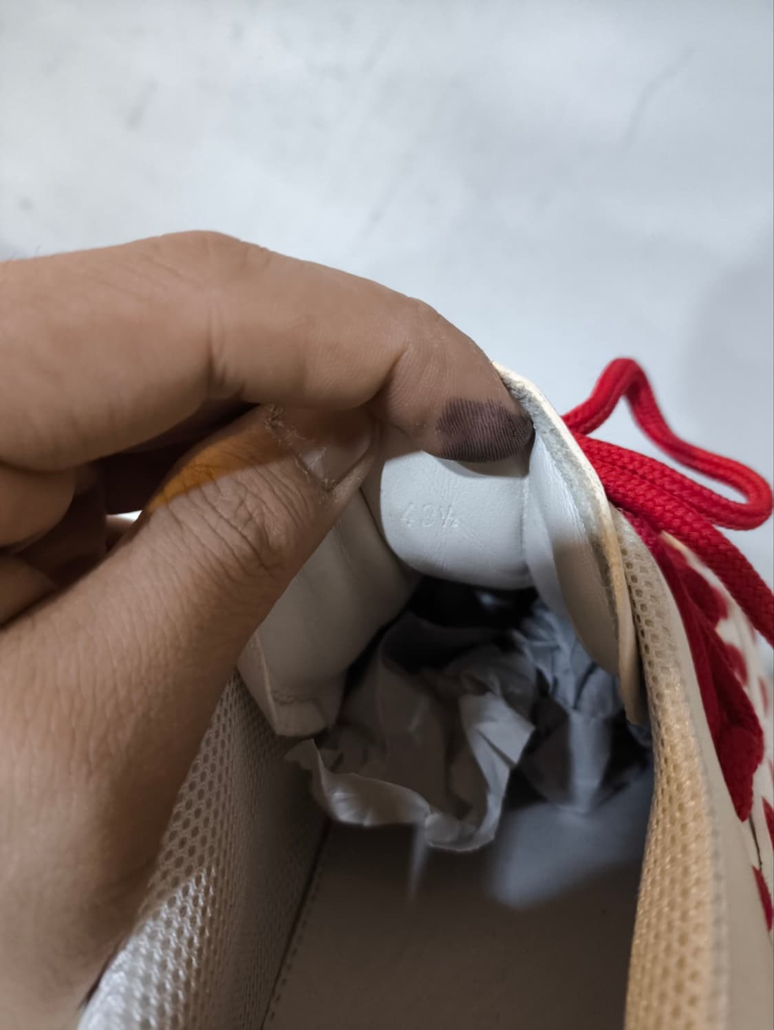 43.5 285mm 보테가베네타 레이스업 스피드스터  상품이미지10