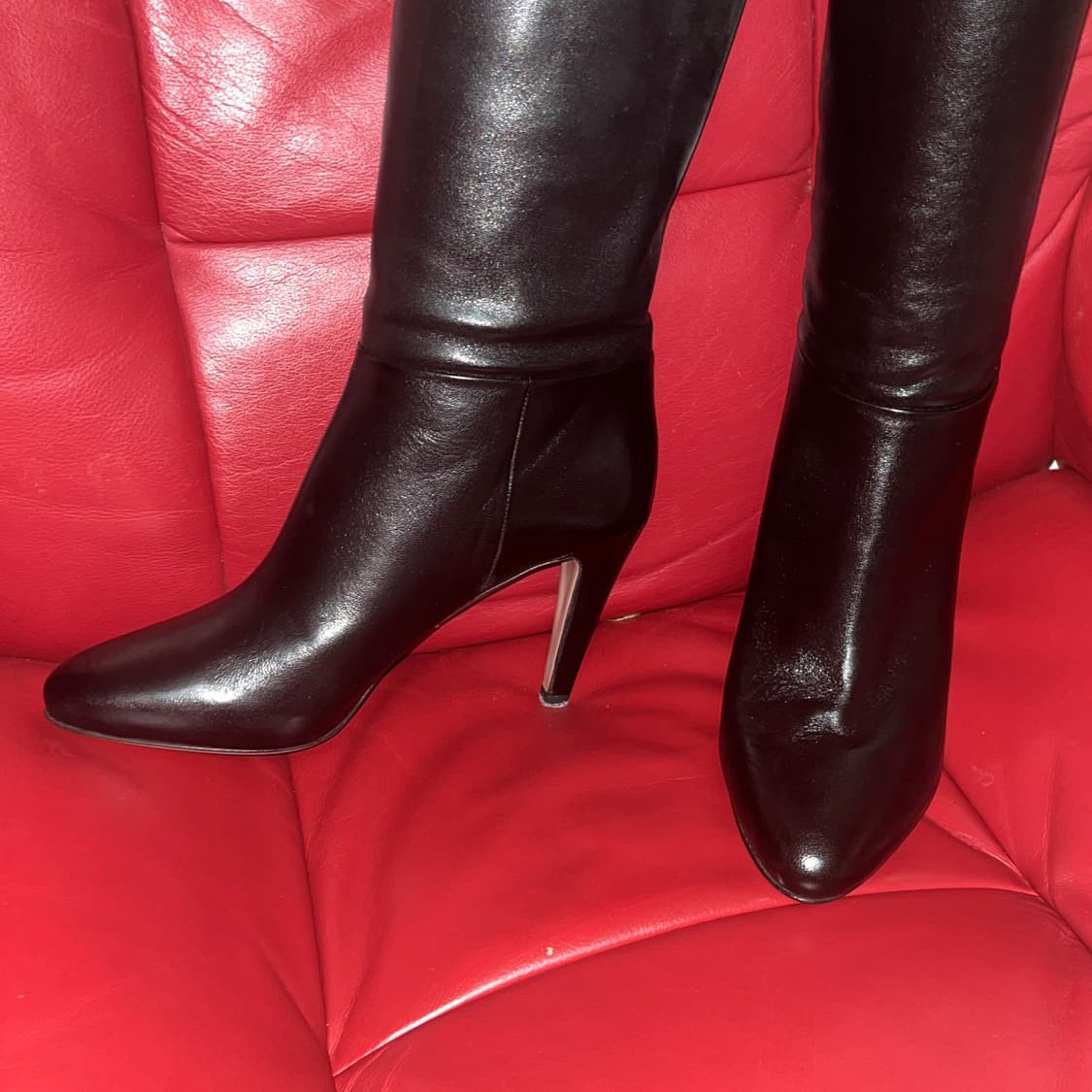 새상품) 프라다 빈티지 양가죽 롱부츠 상품이미지2