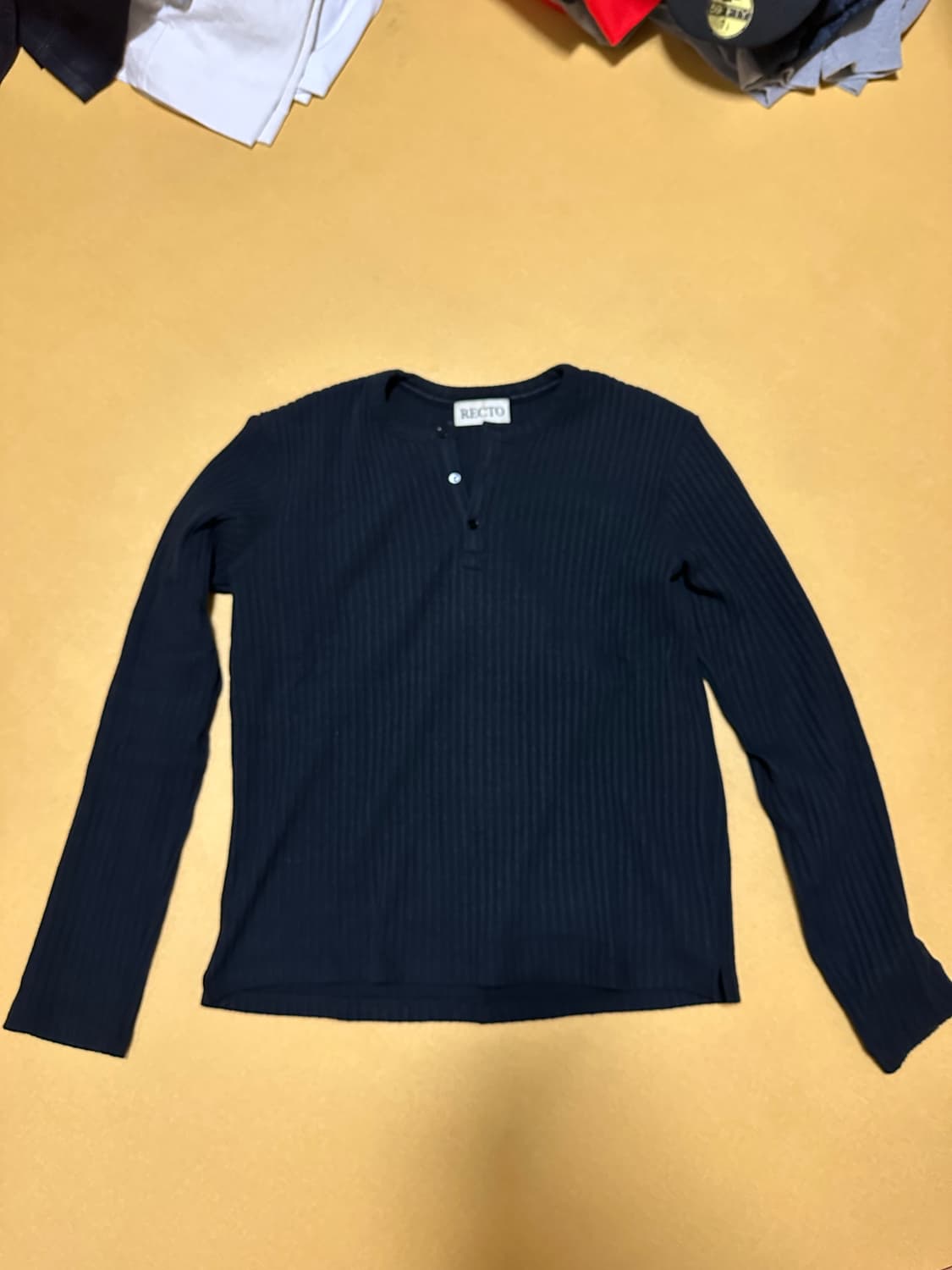 렉토 헨리넥 블랙M 상품이미지1