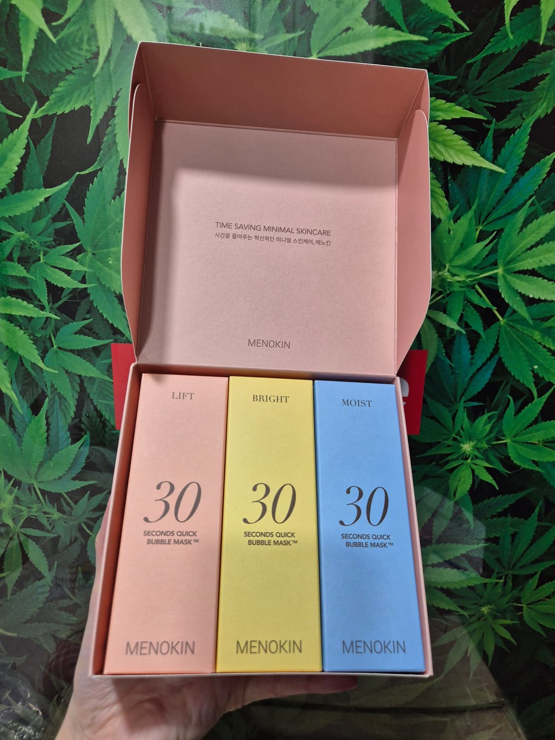 (새상품)메노킨 30초 버블 마스크 세트 상품이미지1