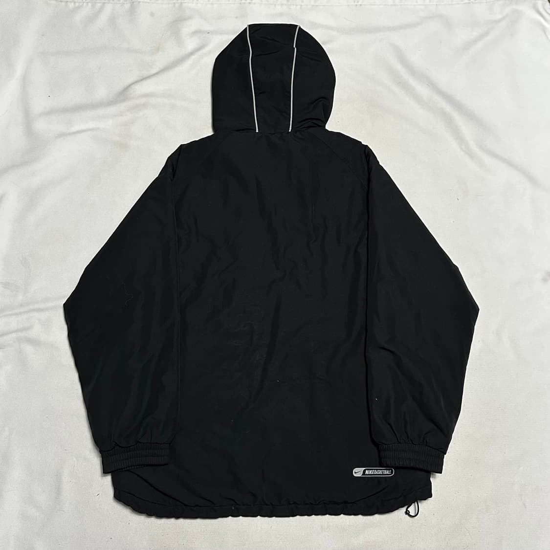 L 나이키 올드스쿨 블랙 후드 점퍼 상품이미지3
