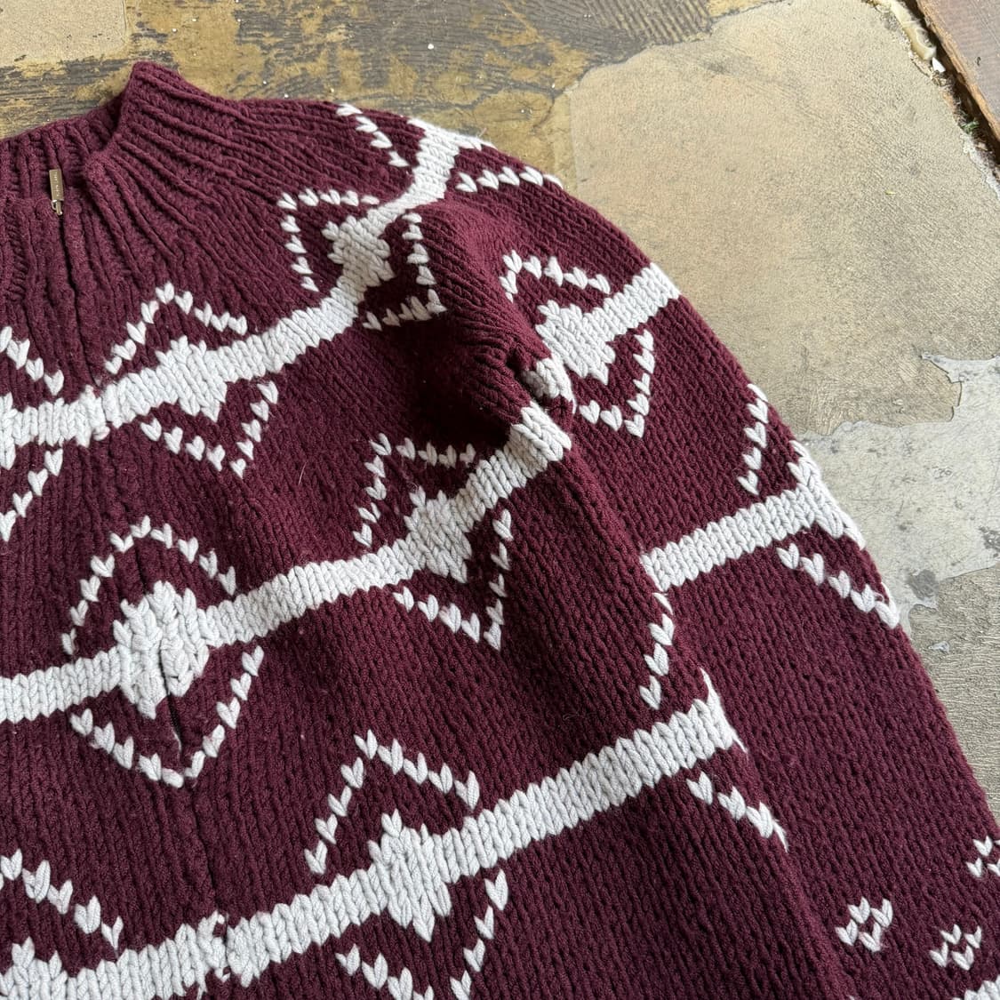 버버리 블랙라벨 노르닉 집업 니트 상품이미지2