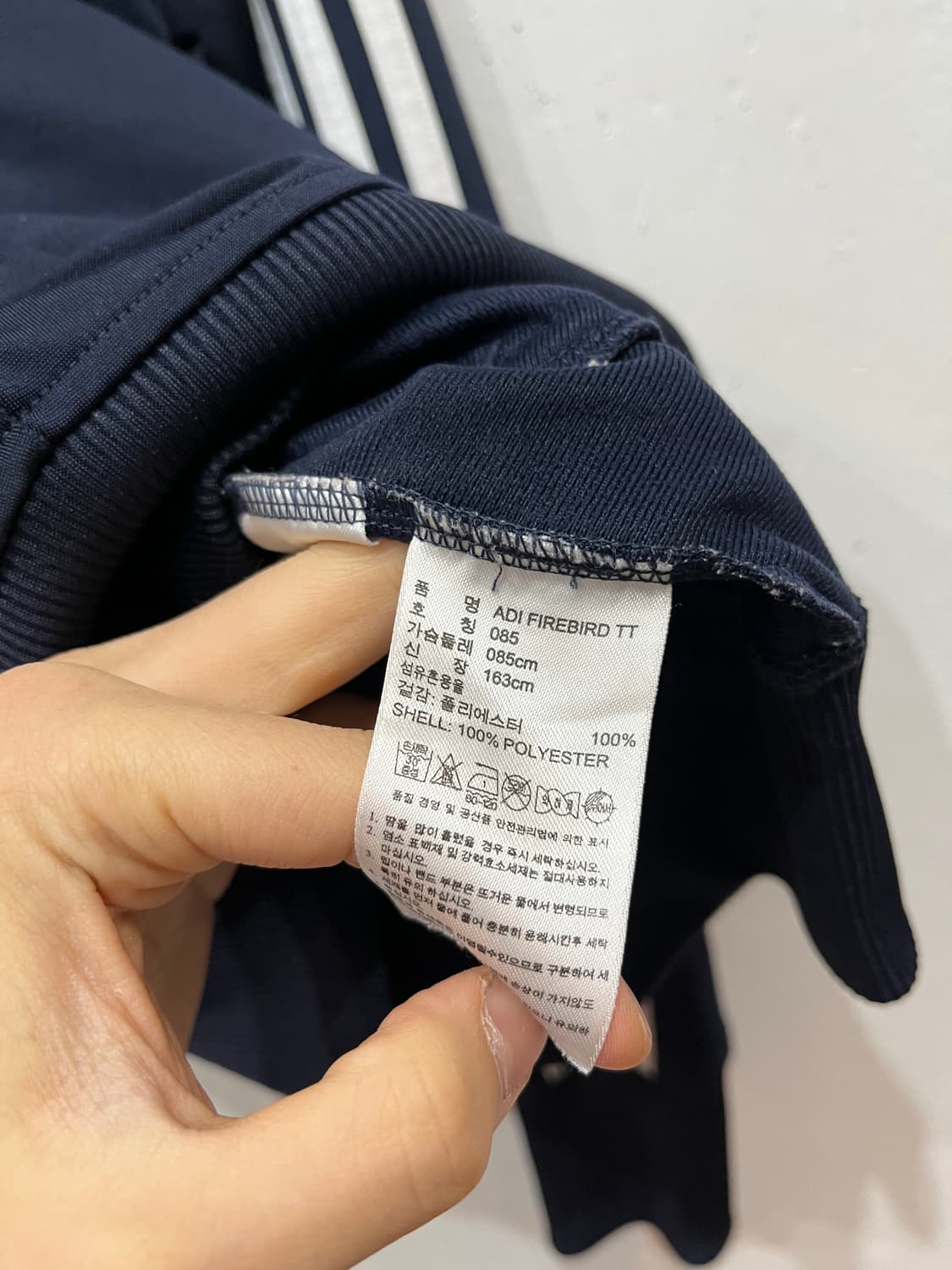 아디다스 파이어버드 트랙탑 져지 네이비  상품이미지5