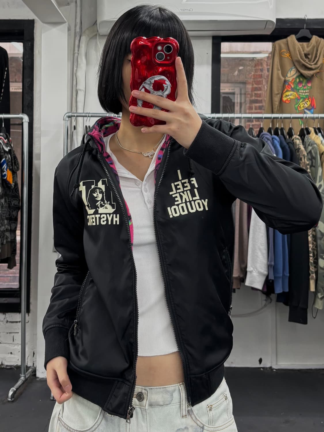 히스테릭 글래머 히스걸 나일론 자켓 상품이미지2