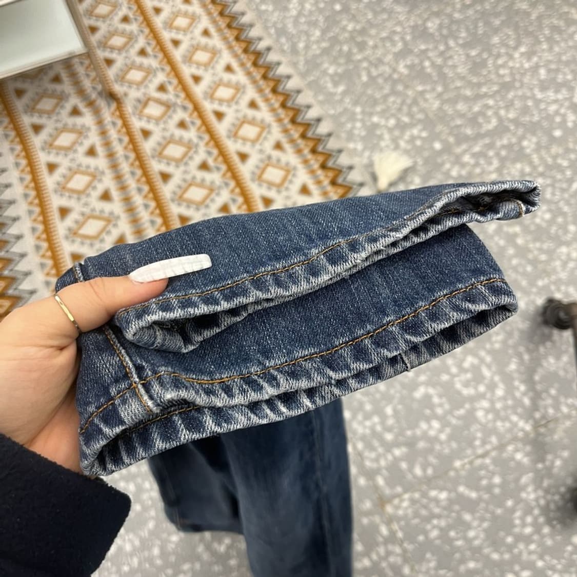 리바이스 올드스쿨 빈티지 워싱 진청 데님팬츠 29인치 C10689 상품이미지8