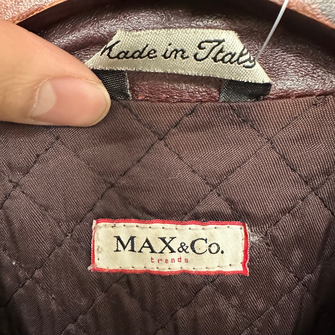 막스마라 카우레더 롱코트 상품이미지3