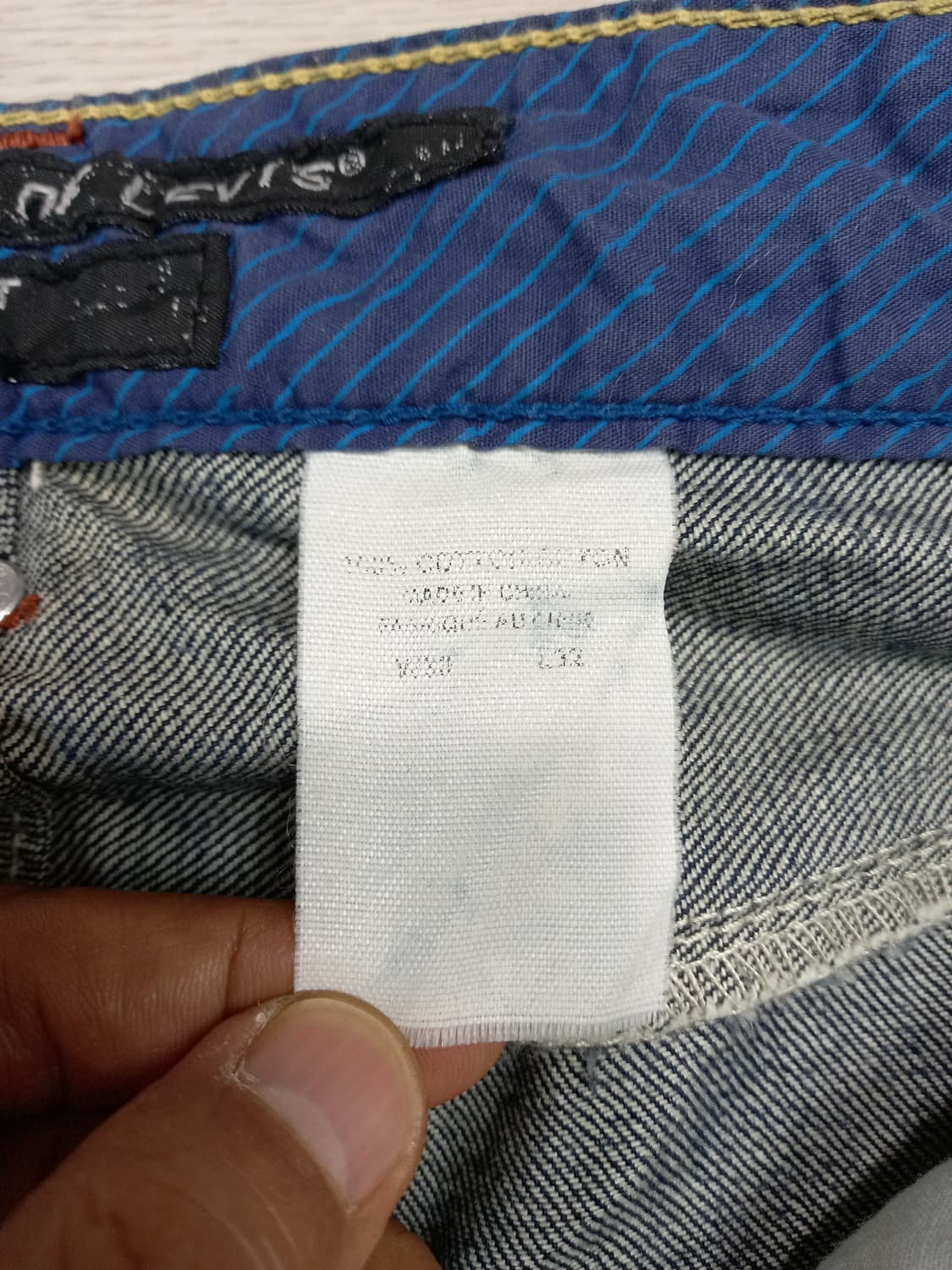 30 리바이스 워싱 약부츠컷 진청 30-228 상품이미지7