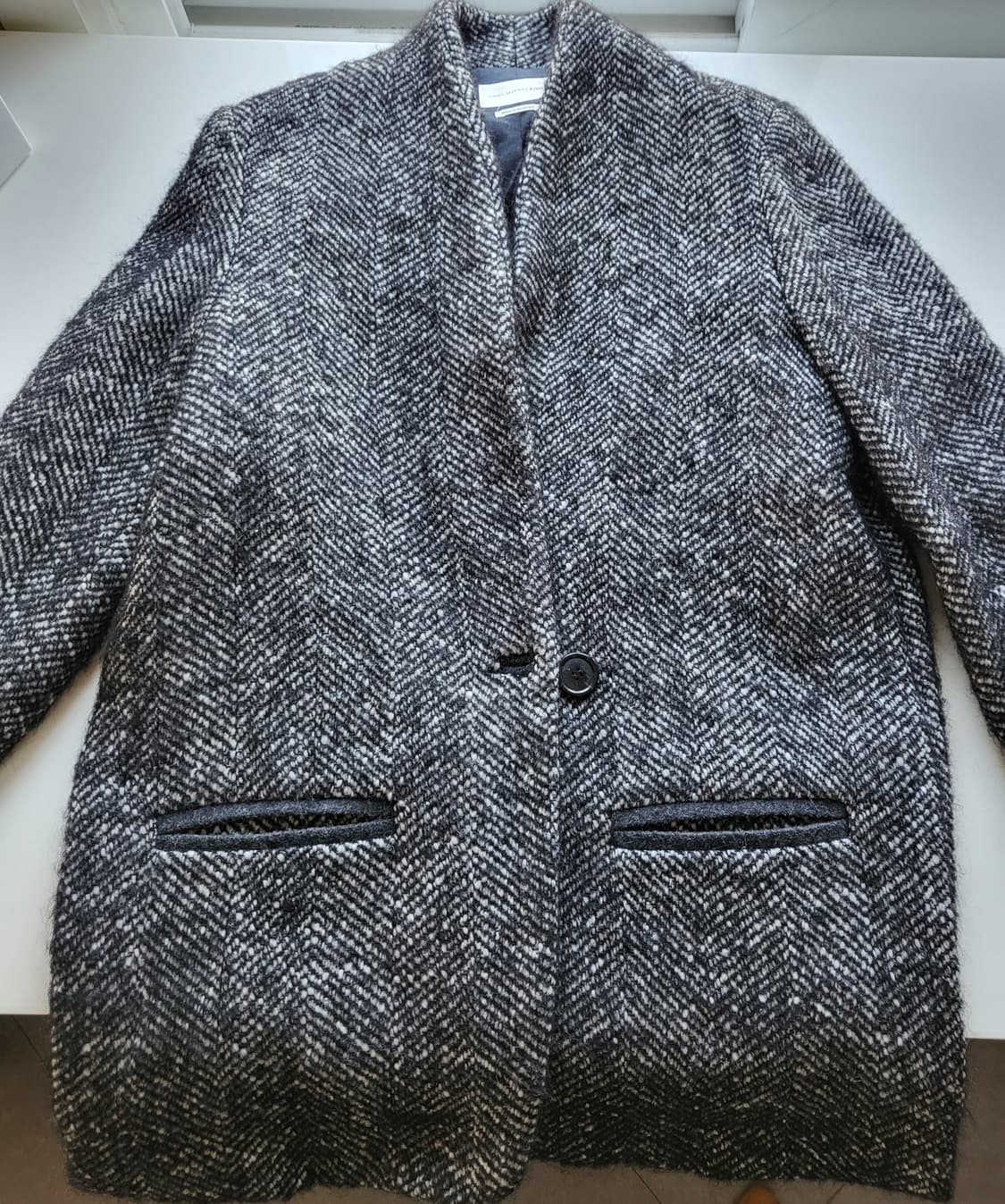 이자벨 마랑 에뚜왈 헤링본 싱글  숏코트 상품이미지4