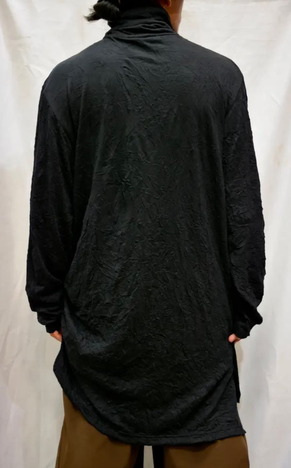 Ground Y 하이넥 슬릿 롱 풀오버 (남녀공용) 상품이미지8