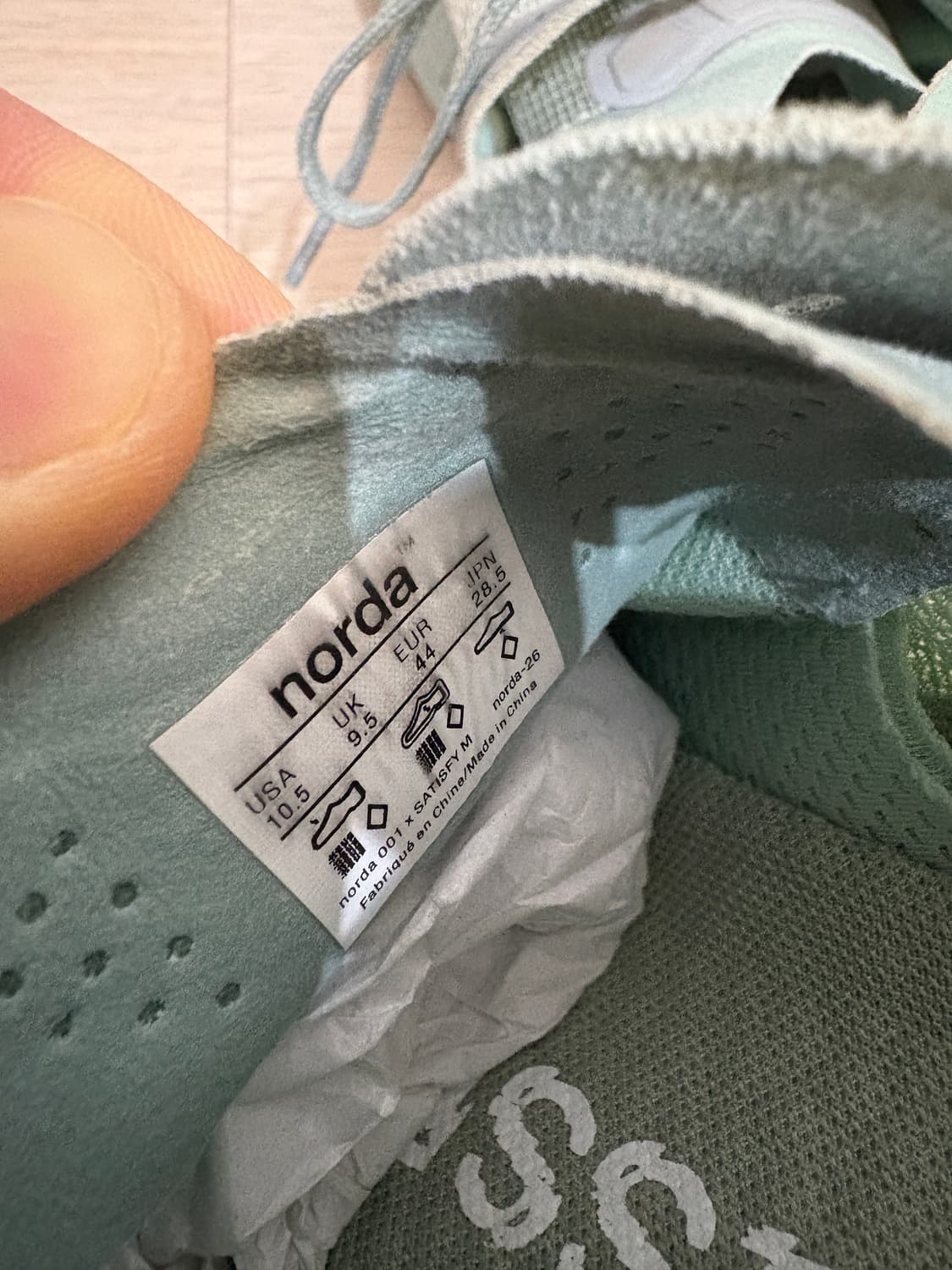 노다 X 세티스파이/ norda satisfy 001 제이다이트 /285 상품이미지6