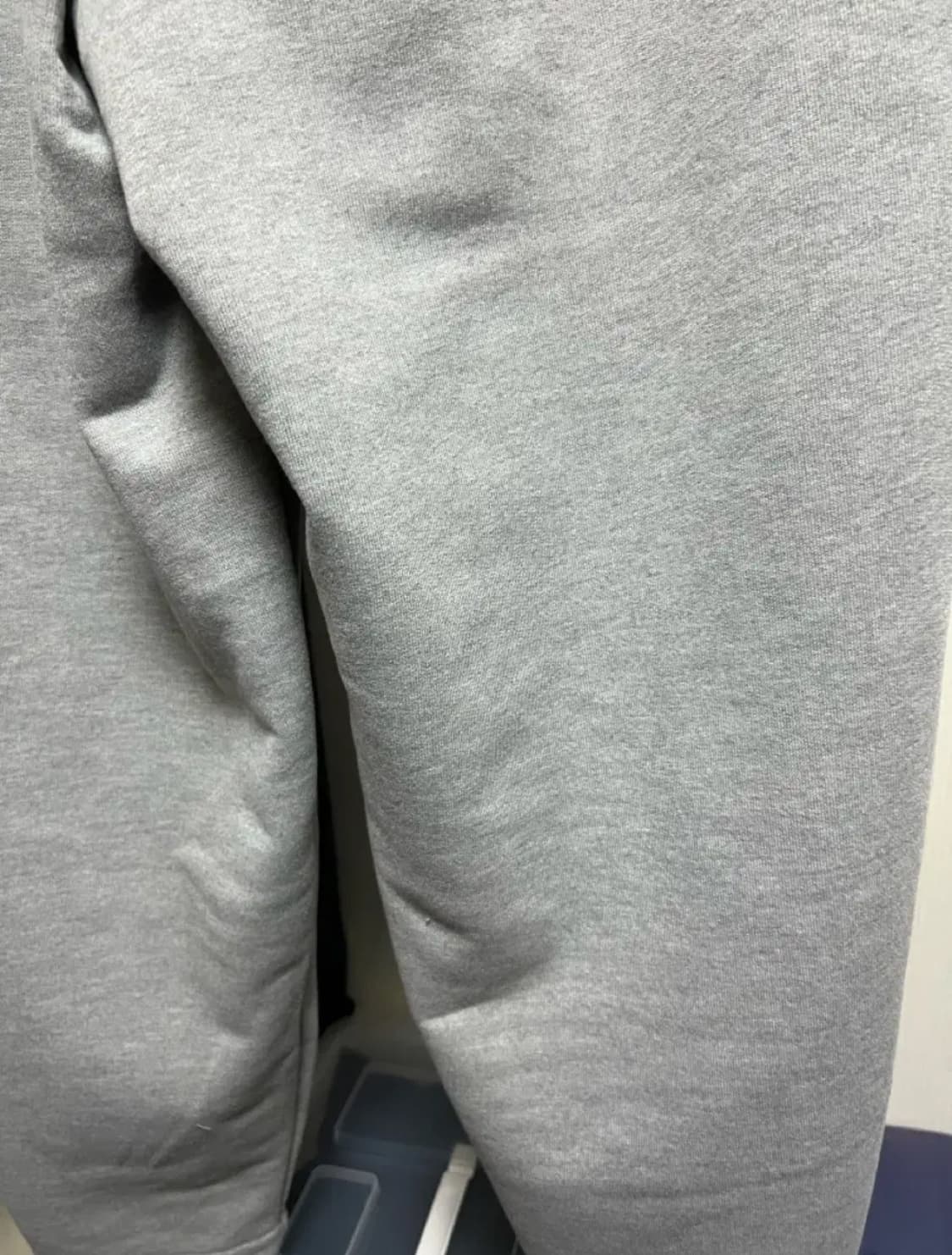 [OS] MJD x 코인 서울 벨티드 헤비 스웨트 배기 팬츠 멜란지 그레 상품이미지6