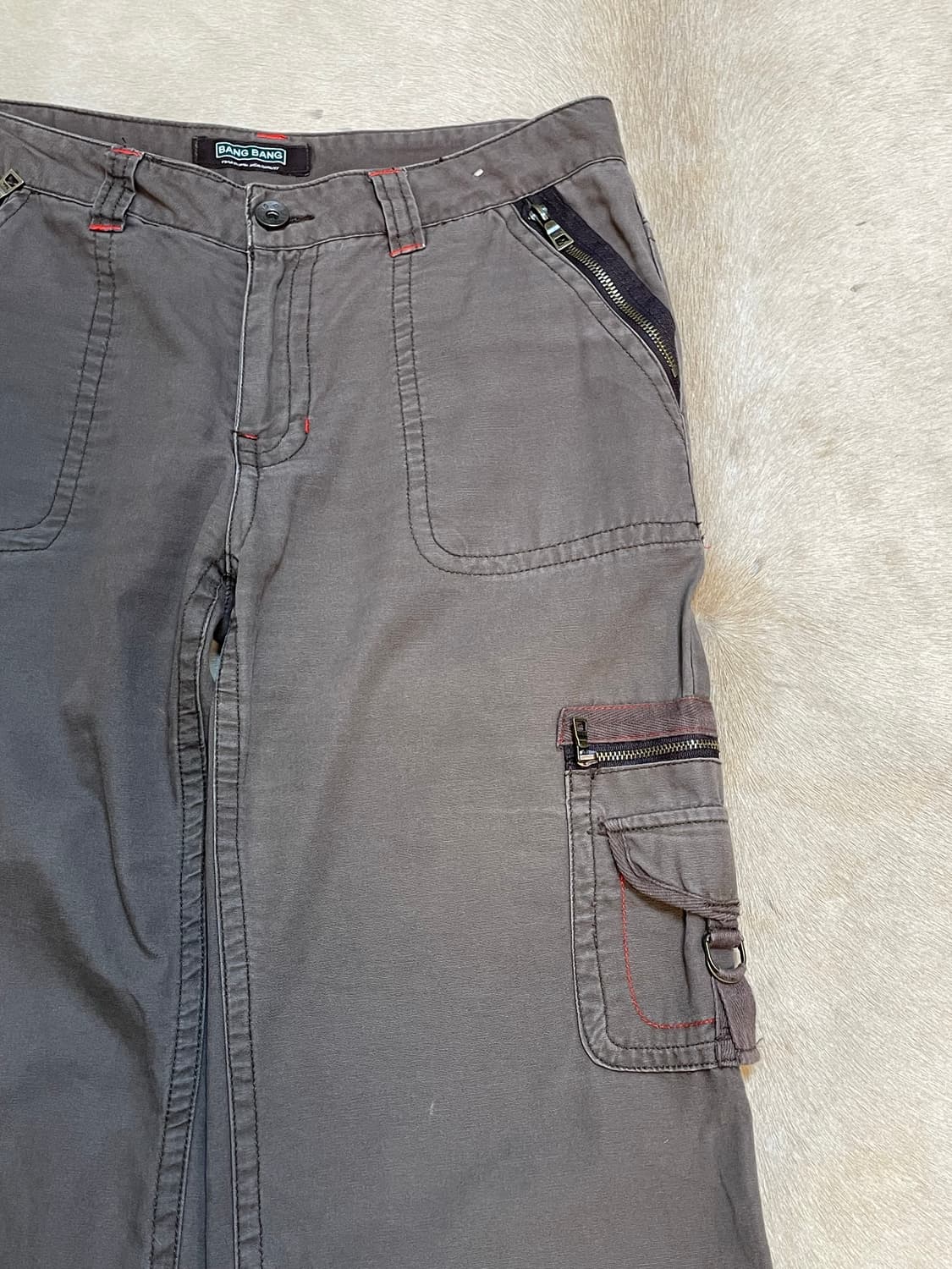 브라운 카고 부츠컷 상품이미지2