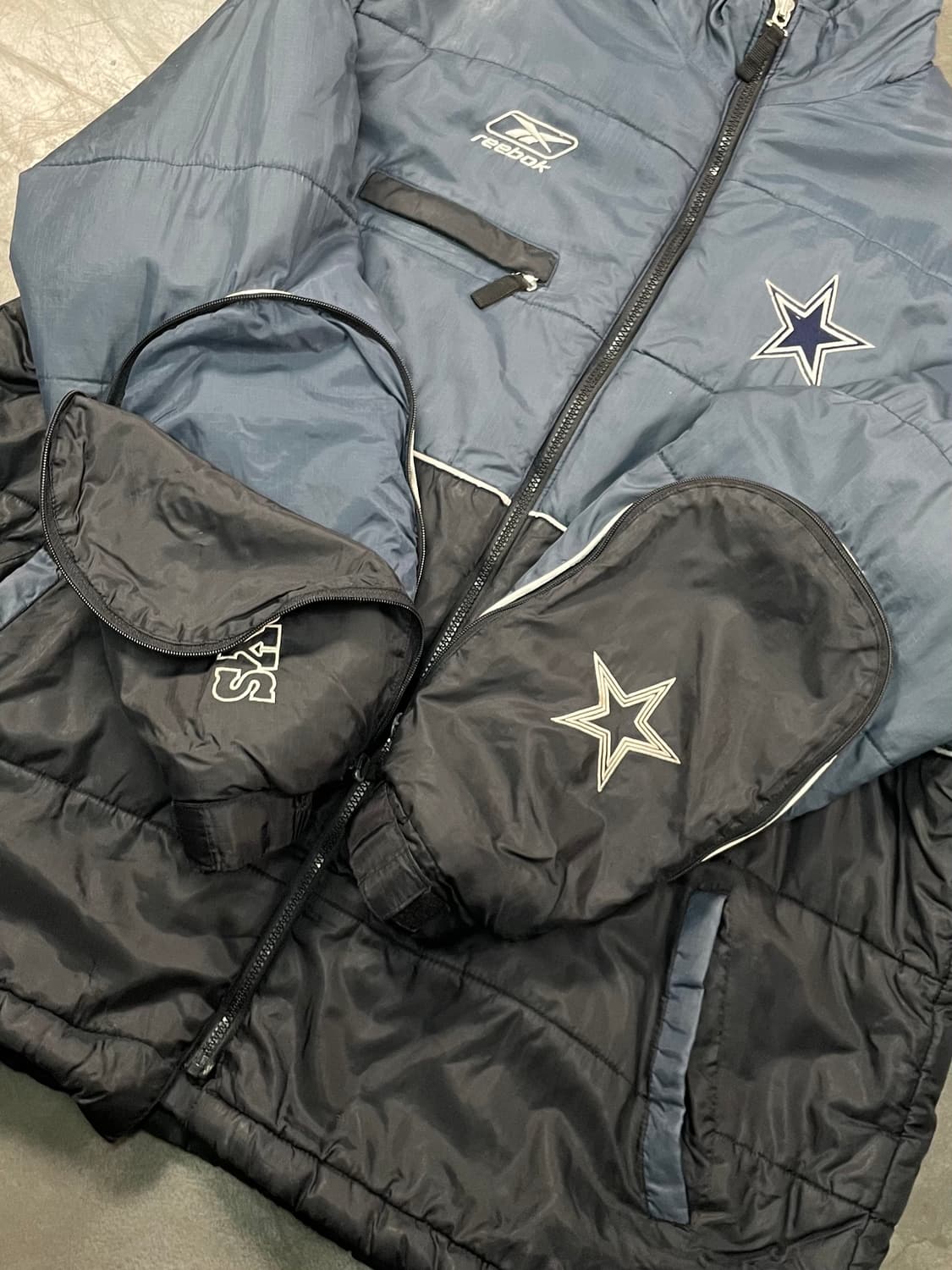 리복 NFL 카우보이 달라스 패디드 점퍼 상품이미지3