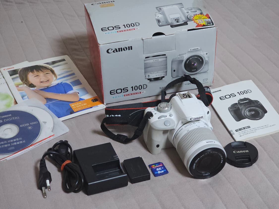 캐논 EOS 100D 화이트 색상 DSLR 카메라 상품이미지9
