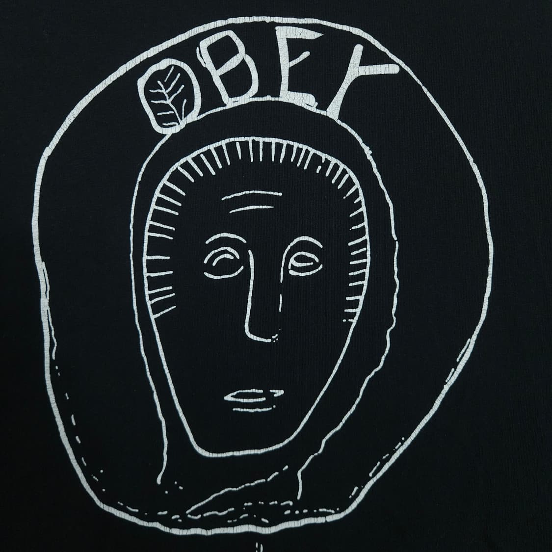 오베이 반팔티 XL 블랙 상품이미지2