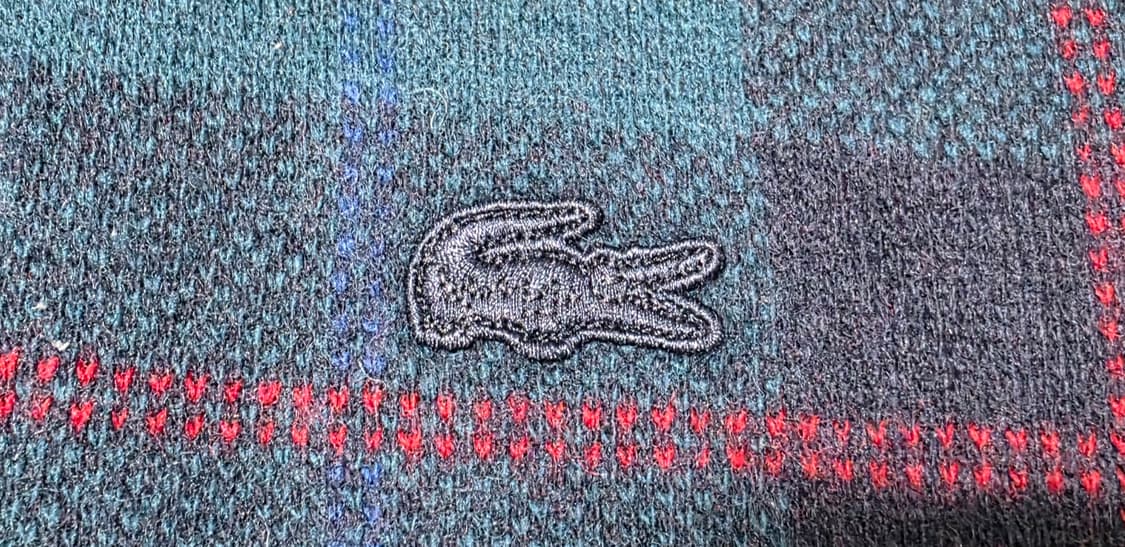 [정품/울100%] 라코스테 체크 크롭 니트 & 미니스커트 셋업 (S) 상품이미지5