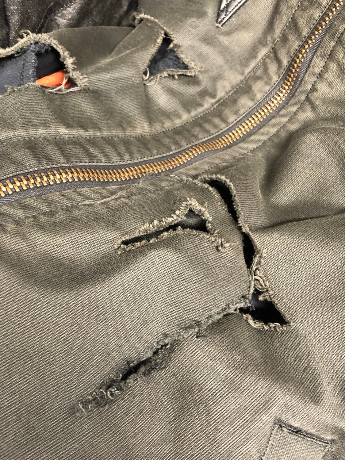 19Fw 미하라야스히로 디스트로이드 봄버 상품이미지3