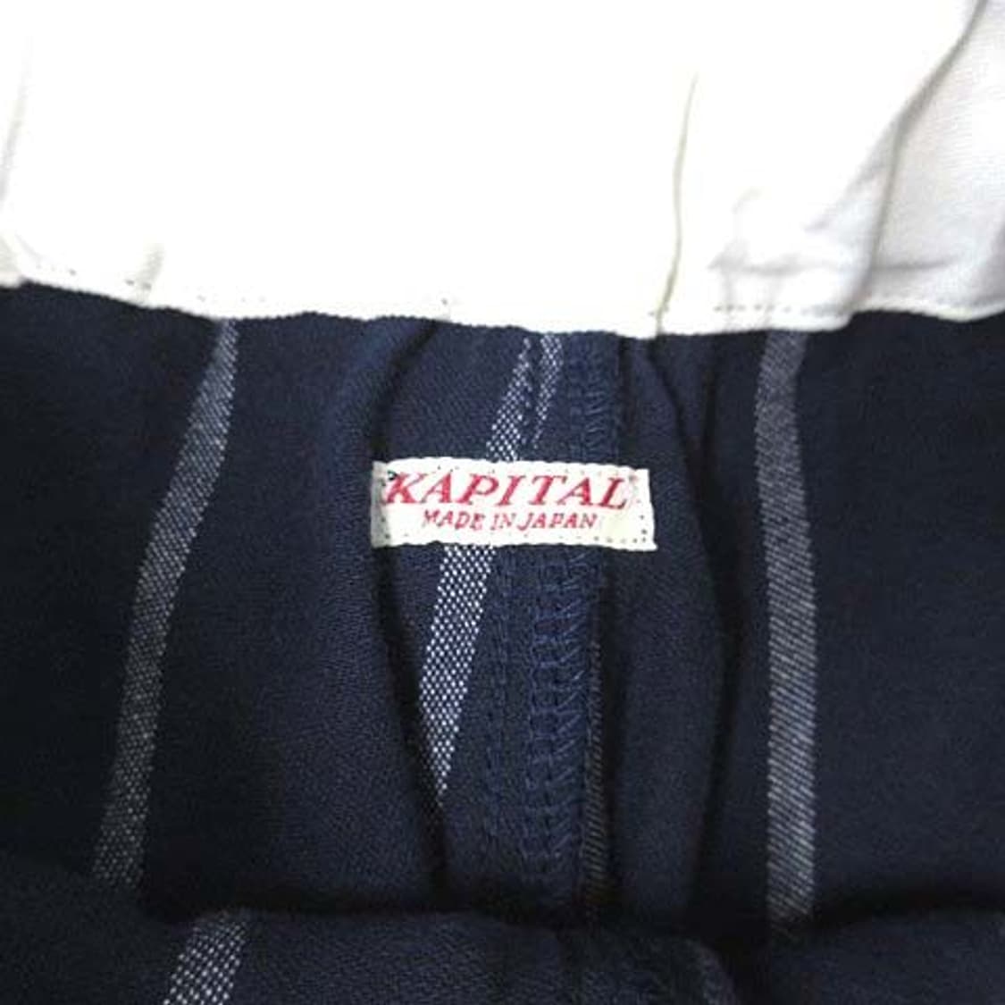 캐피탈 히코리 스트라이프 와이드 팬츠 상품이미지3