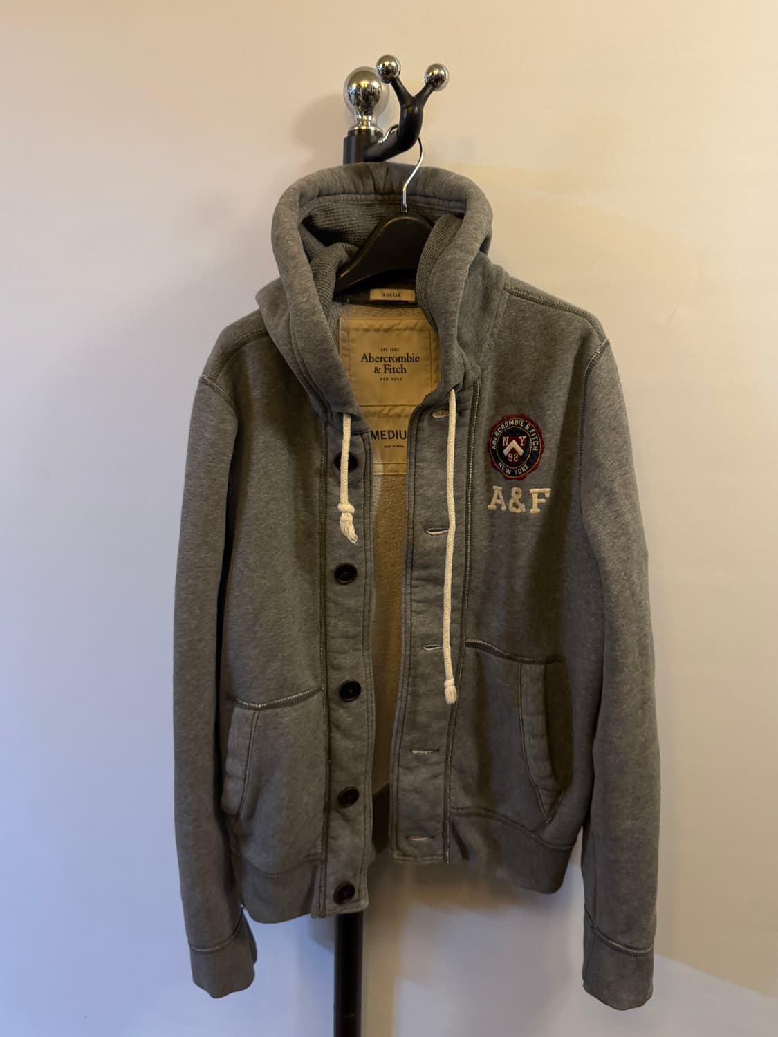 아베크롬비 y2k 버튼 후드자켓 상품이미지2