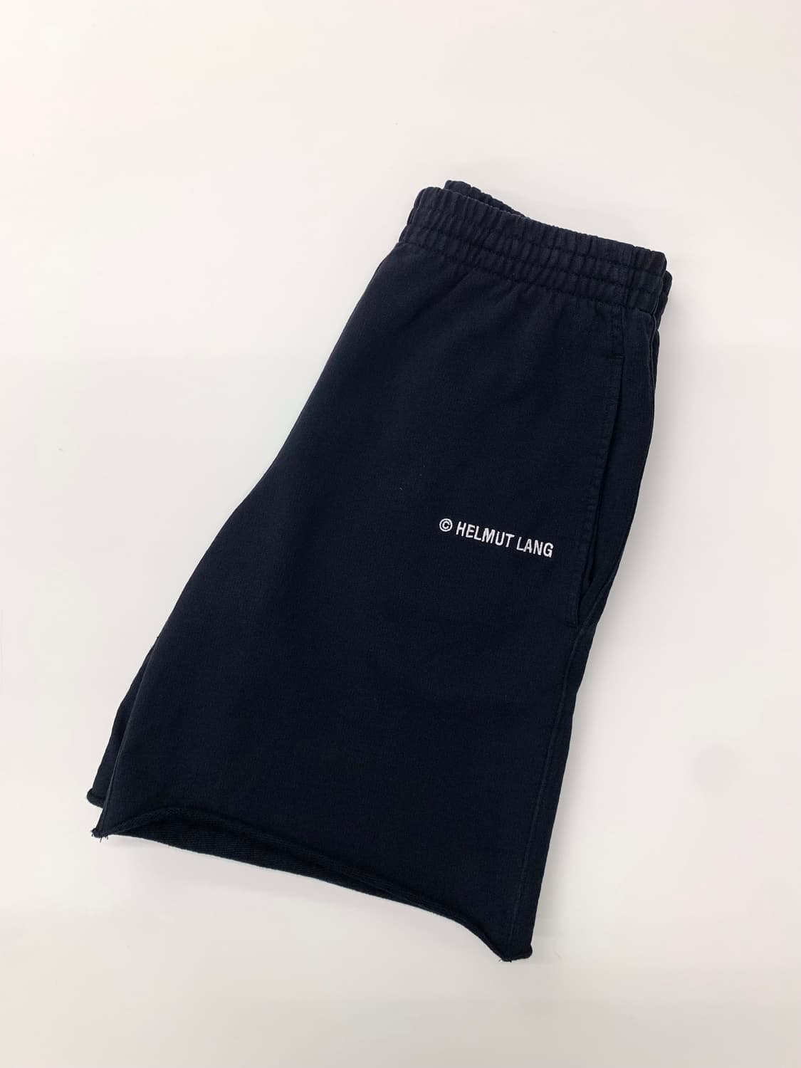 Helmut Lang 헬무트랭 블랙 코튼 하프팬츠 상품이미지7
