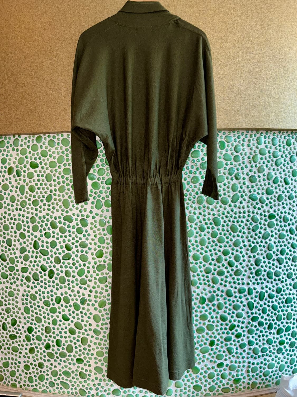 Issey Miyake 울 100% 드레이프 원피스 M 상품이미지5