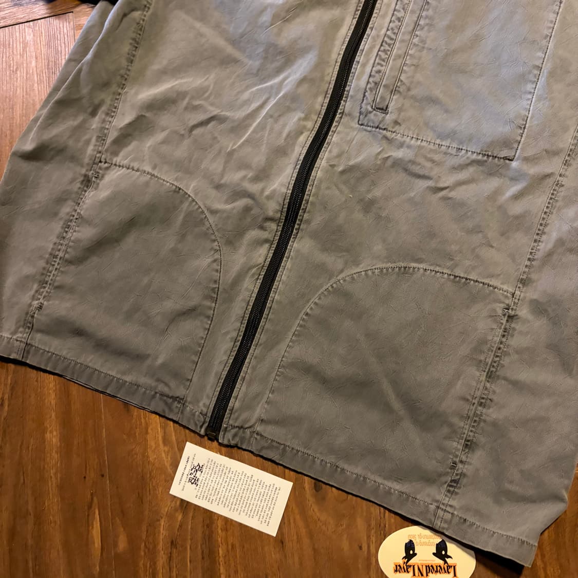 Evolution garment wash zip up half shirt 상품이미지6