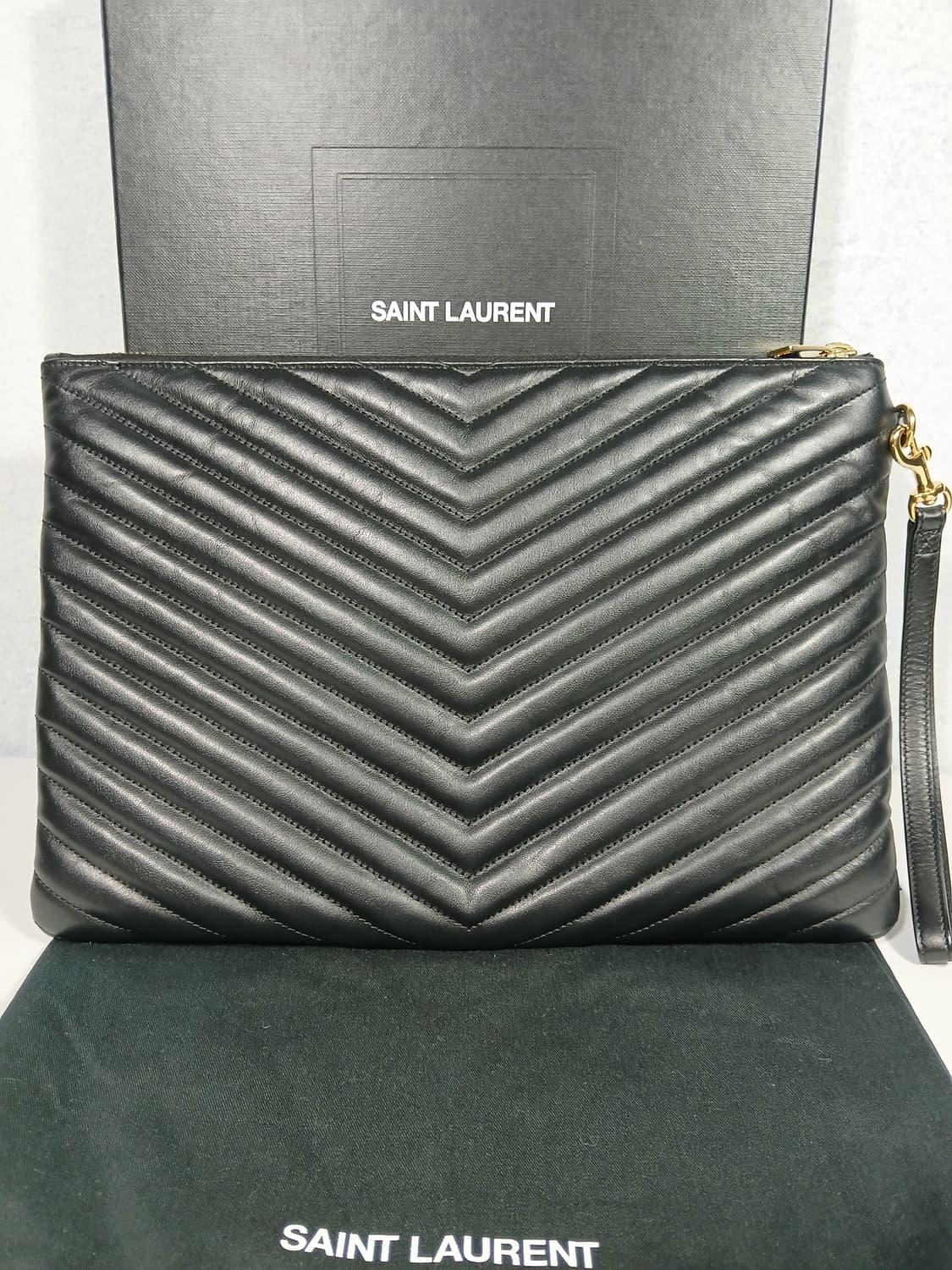 생로랑 마틀라세 뉴미듐 클러치 559193 상품이미지6