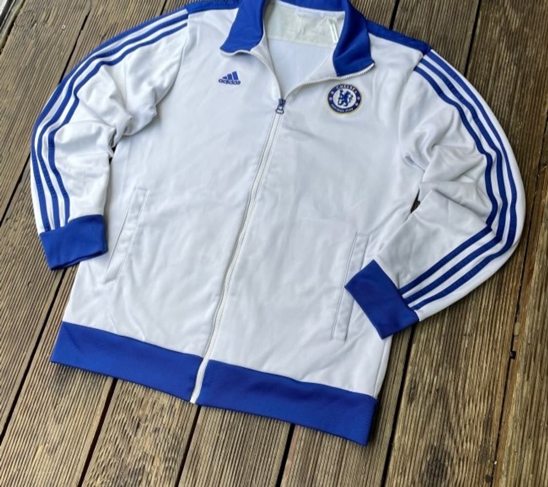 아디다스 첼시 화이트 블루 트랙탑 져지집업 100~105 상품이미지1