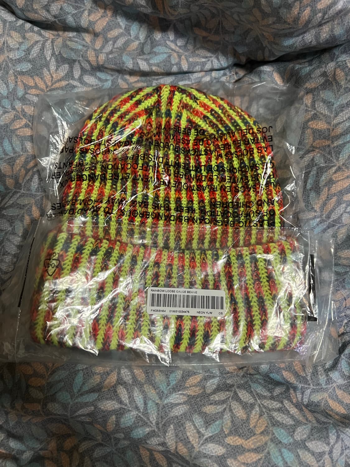 25fw 슈프림 레인보우 루즈 게이지 비니 상품이미지3
