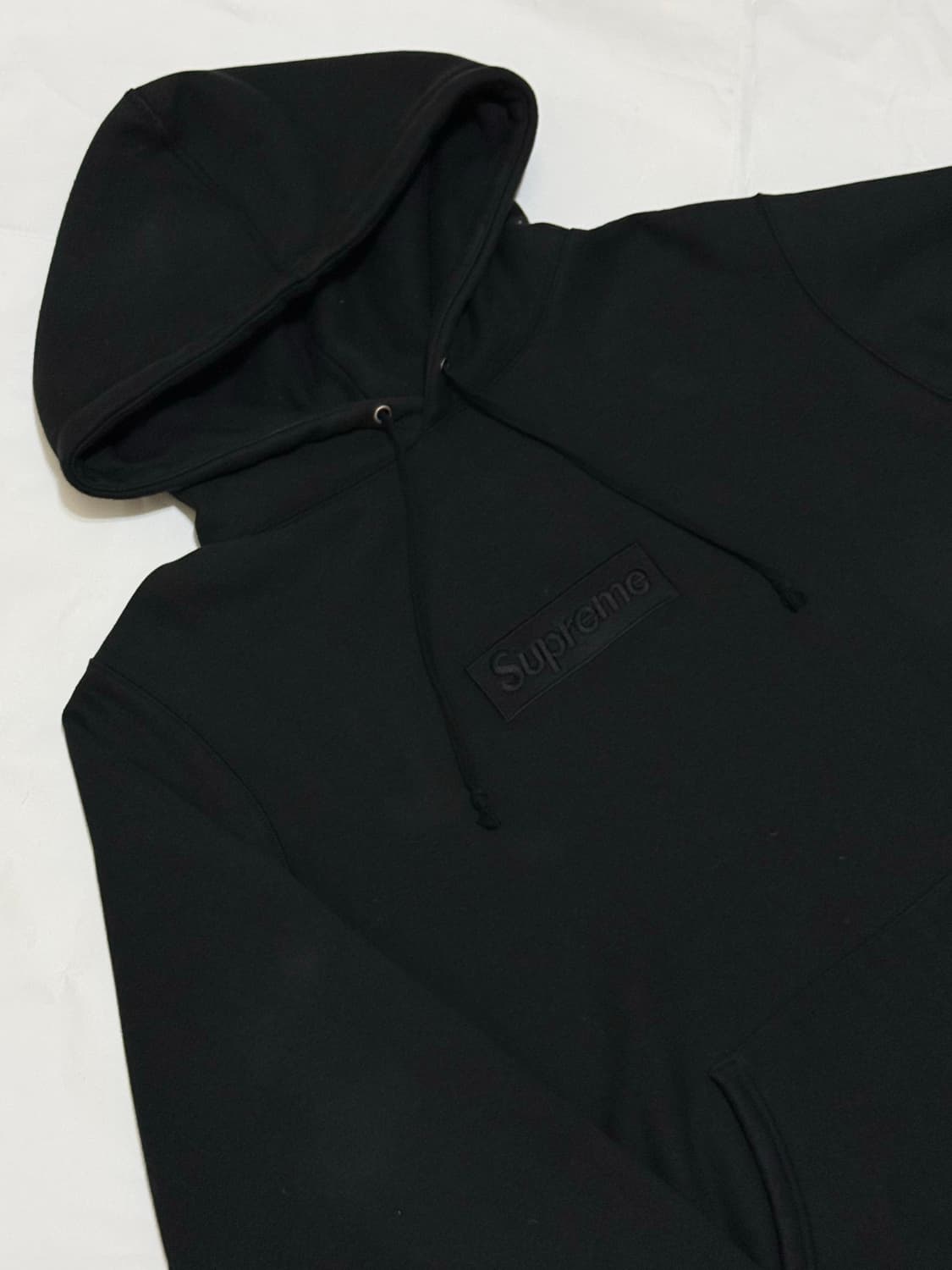 (희귀매물)SUPREME 슈프림 블랙 박스로고 후드 XL 상품이미지1