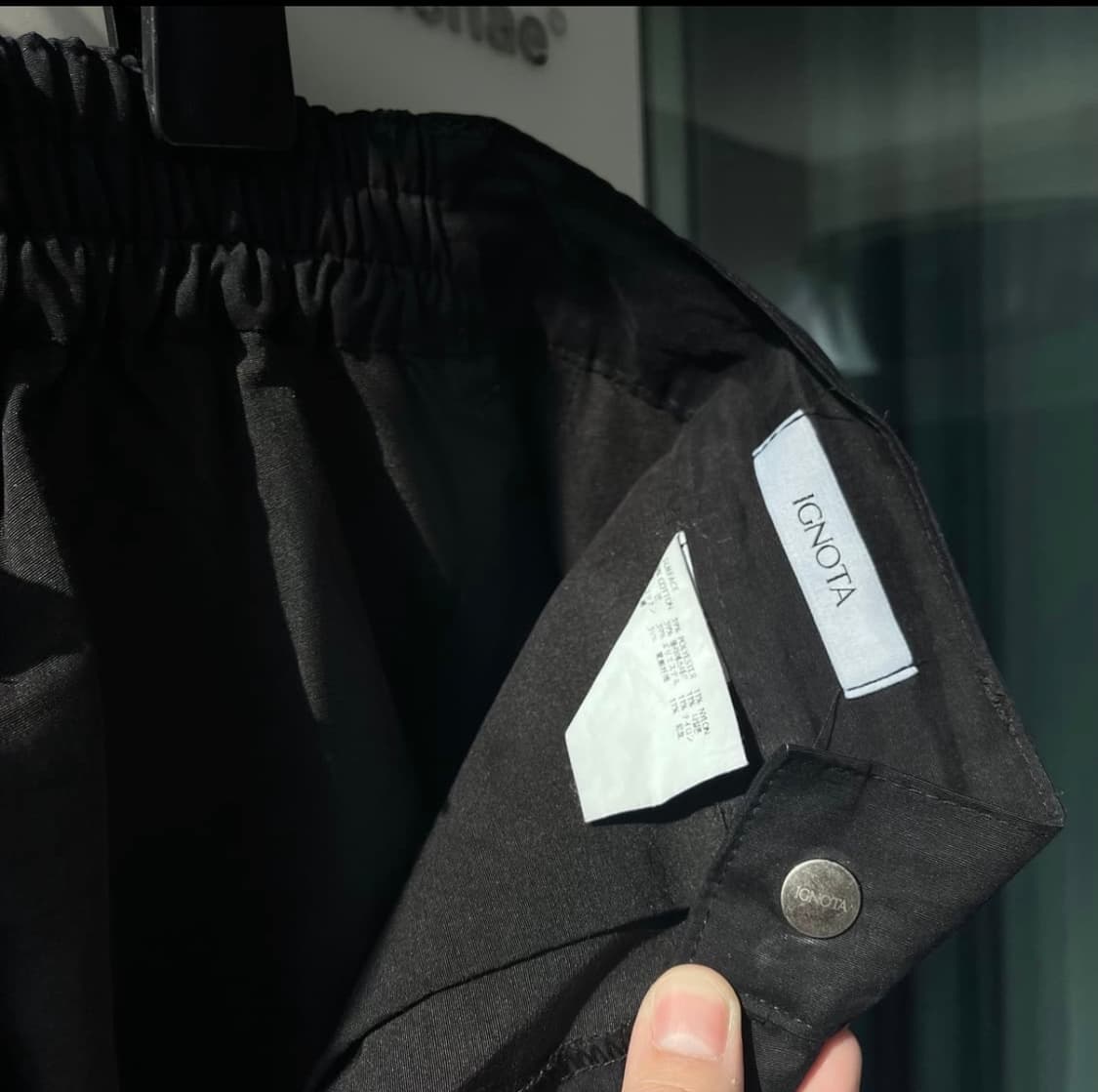 [L]이그노타 코어3 블랙 카고팬츠 상품이미지2