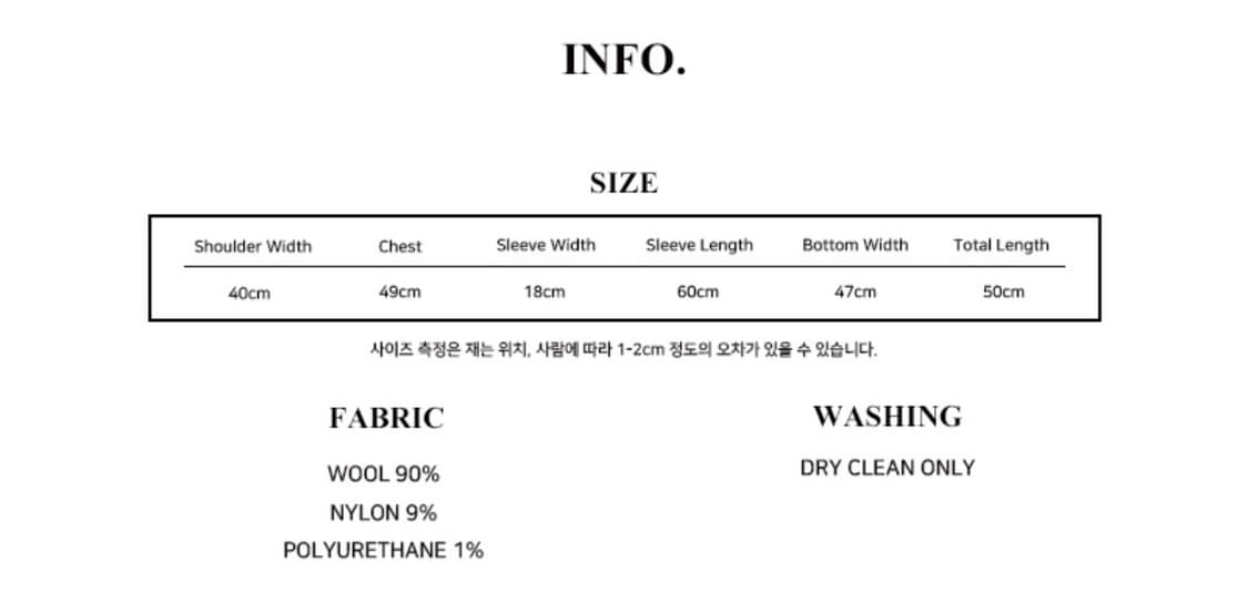 러브이즈트루 wo rivet crop blazer navy(F) 상품이미지4