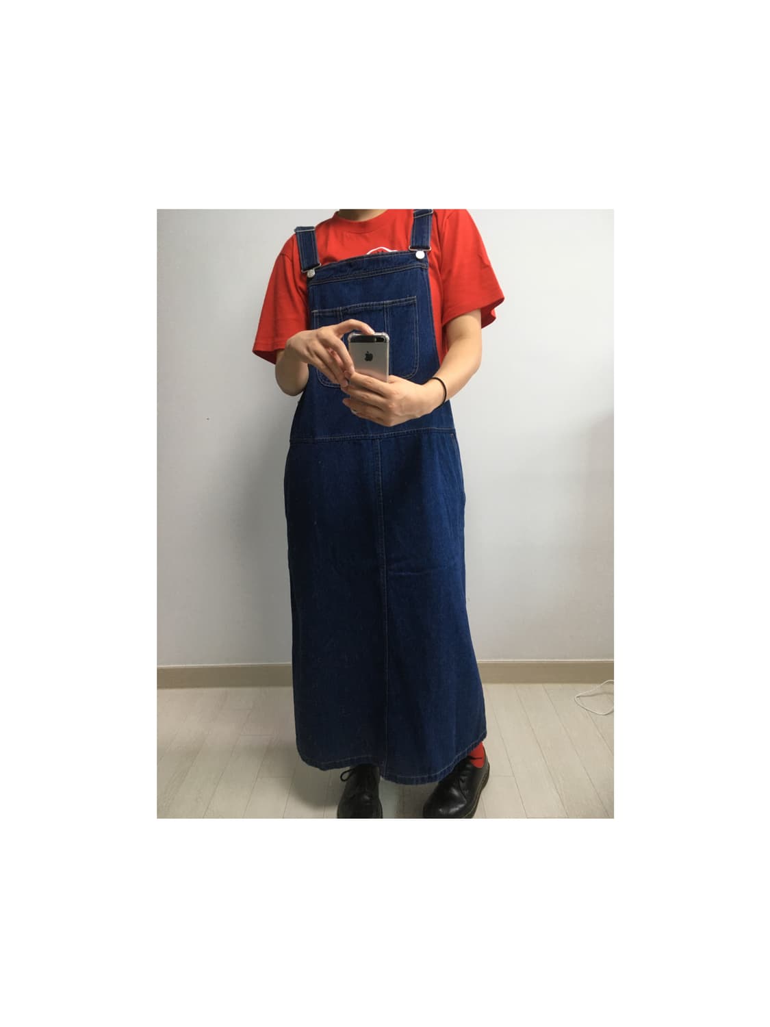 Vintage 멜빵 치마 상품이미지1
