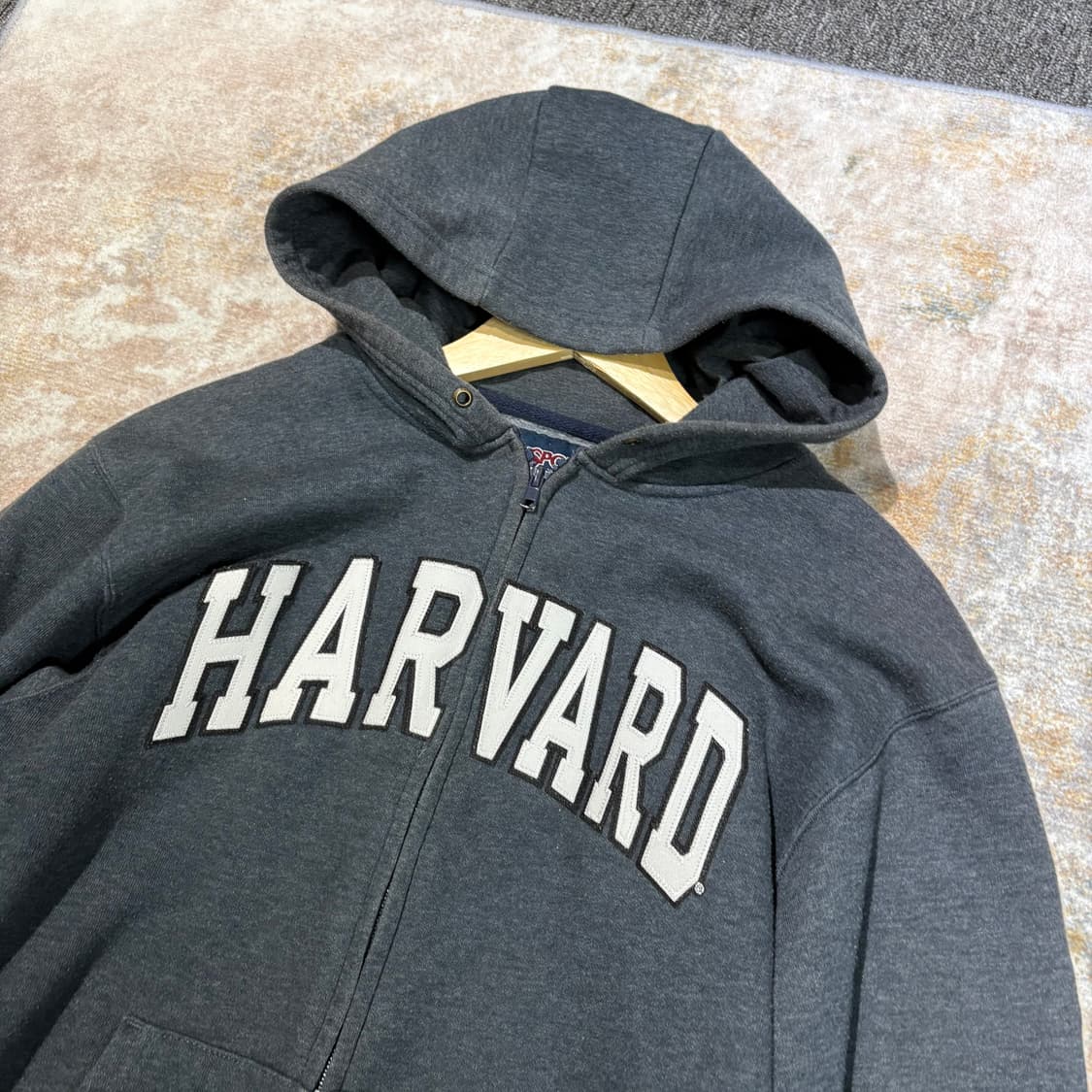 Jansport 빈티지 하버드 후드집업 상품이미지3