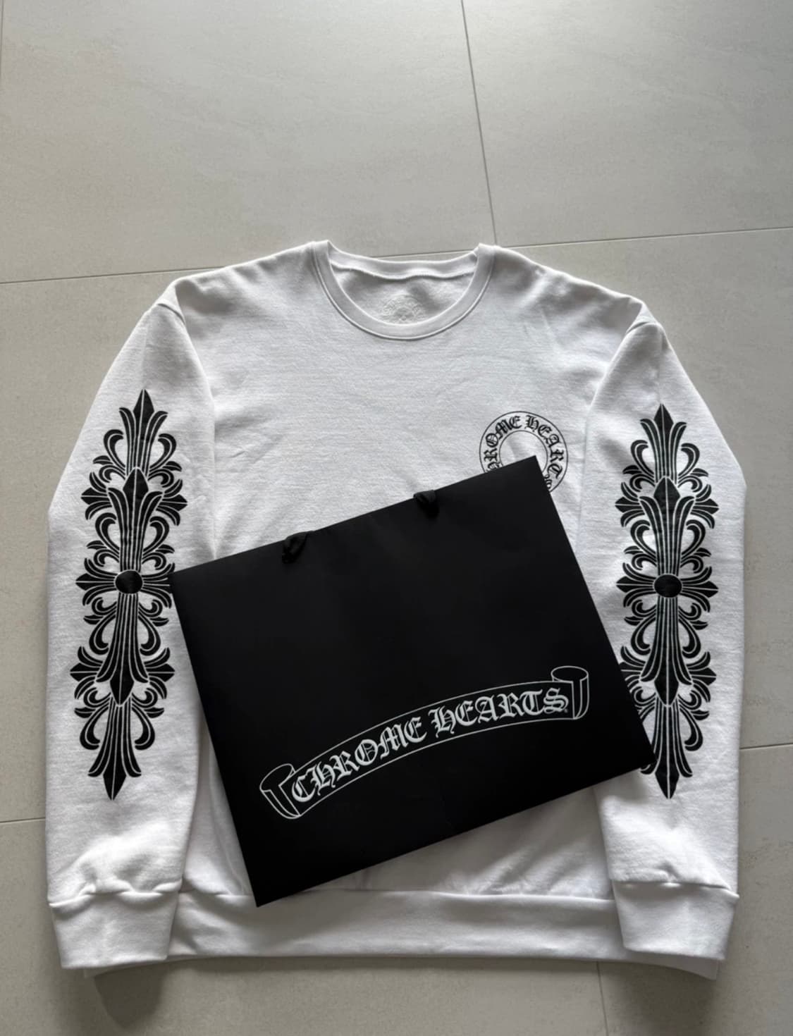 크롬하츠 홀스슈 맨투맨 새상품 상품이미지1