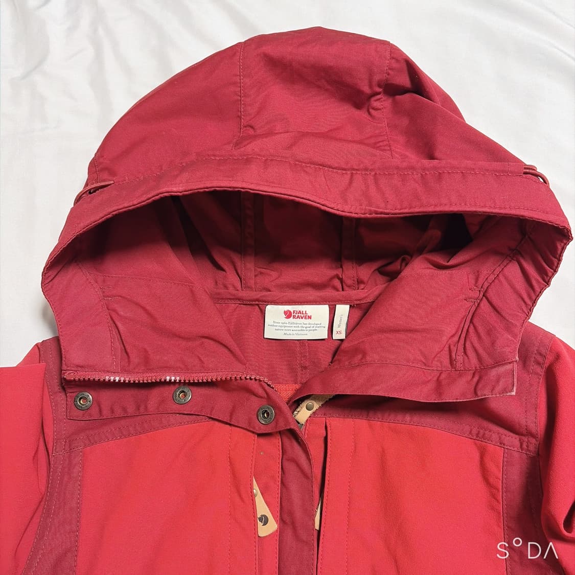 피엘라벤 G-1000 레드 바람막이 자켓 상품이미지3